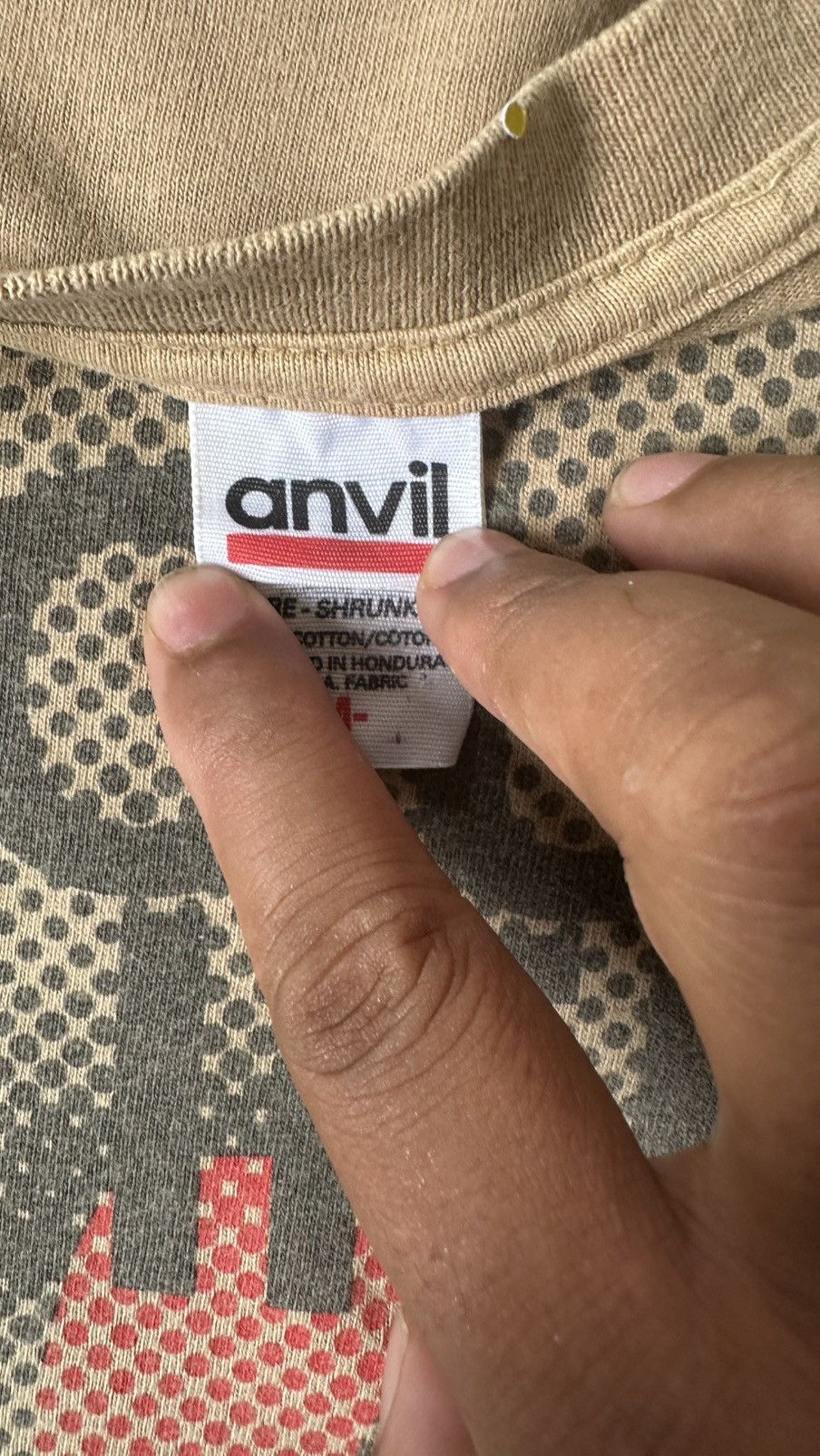 Anvil VINTAGE SID HIT AND AWAY TEE Size US M / EU 48-50 / 2 - 4 Thumbnail