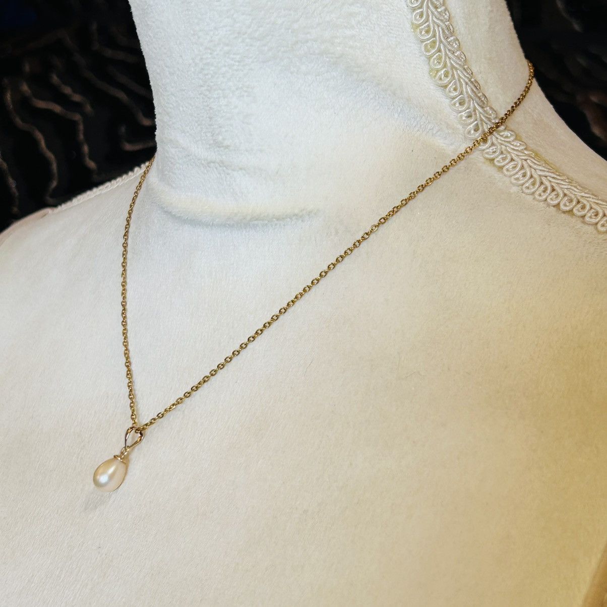 Handmade Handcrafted genuine fresh water pearl pendant necklace Size ONE SIZE - 7 Thumbnail