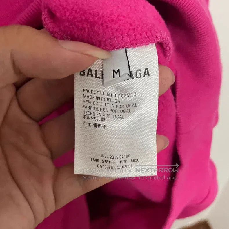 Other Balenciaga Pink Eiffel Tower Print Hoodie Size US M / EU 48-50 / 2 - 4 Thumbnail