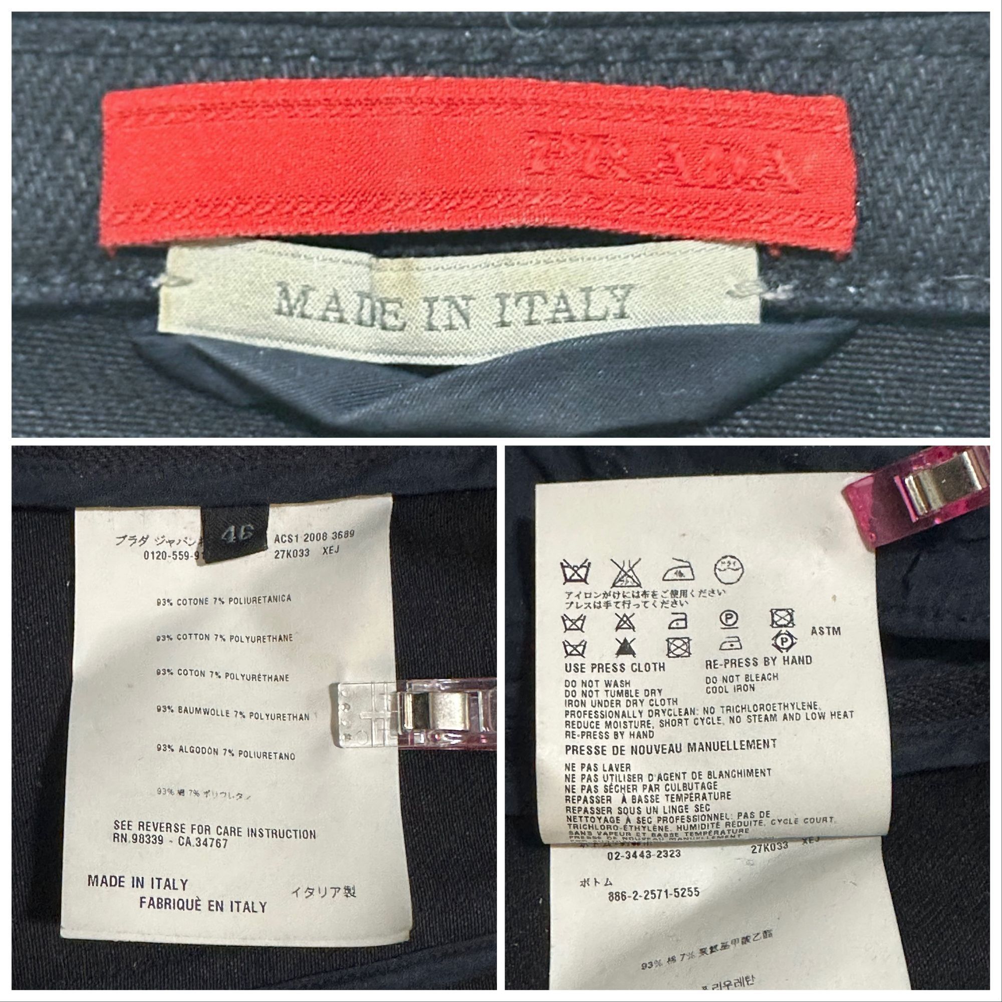 Prada Prada Architectural Navy Cropped Blazer 2008 IT 46 Size L / US 10 / IT 46 - 3 Thumbnail