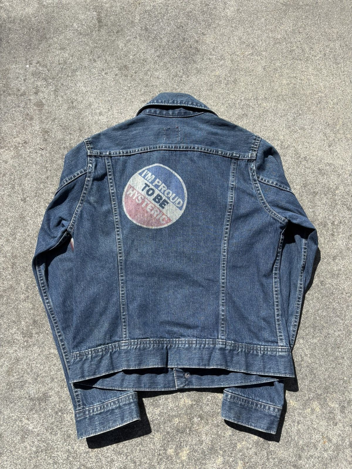 Hysteric Glamour HG “Proud to be Hysteric” Denim Jacket Size US XS / EU 42 / 0 - 1 Thumbnail
