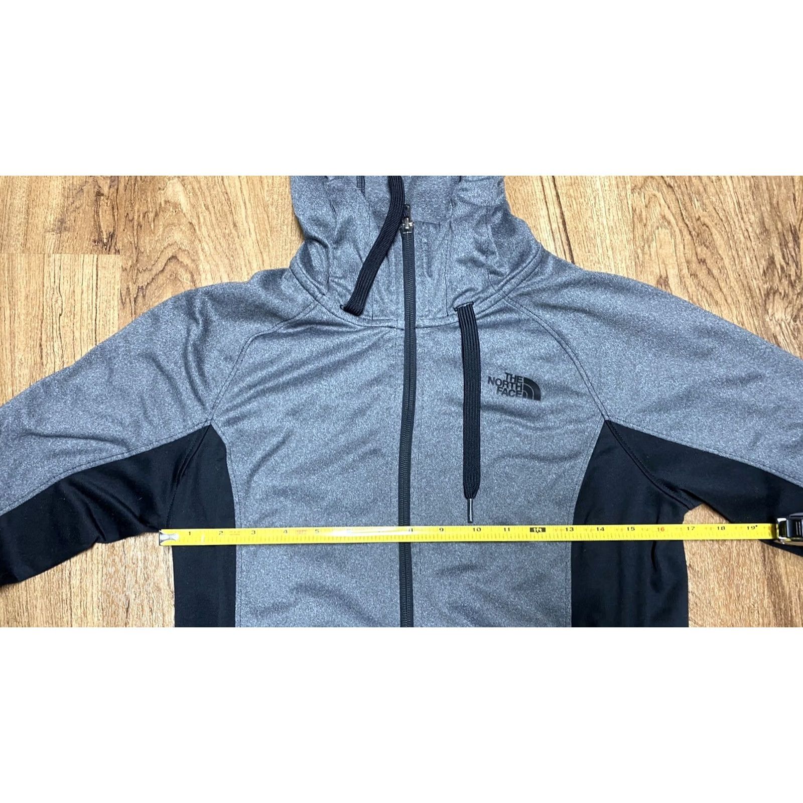 The North Face The North Face Women Jacket Zip Hoody Gray Black 2 Front Pockets Winter Fall Paisley Softshell Size L / US 10 / IT 46 - 6 Thumbnail