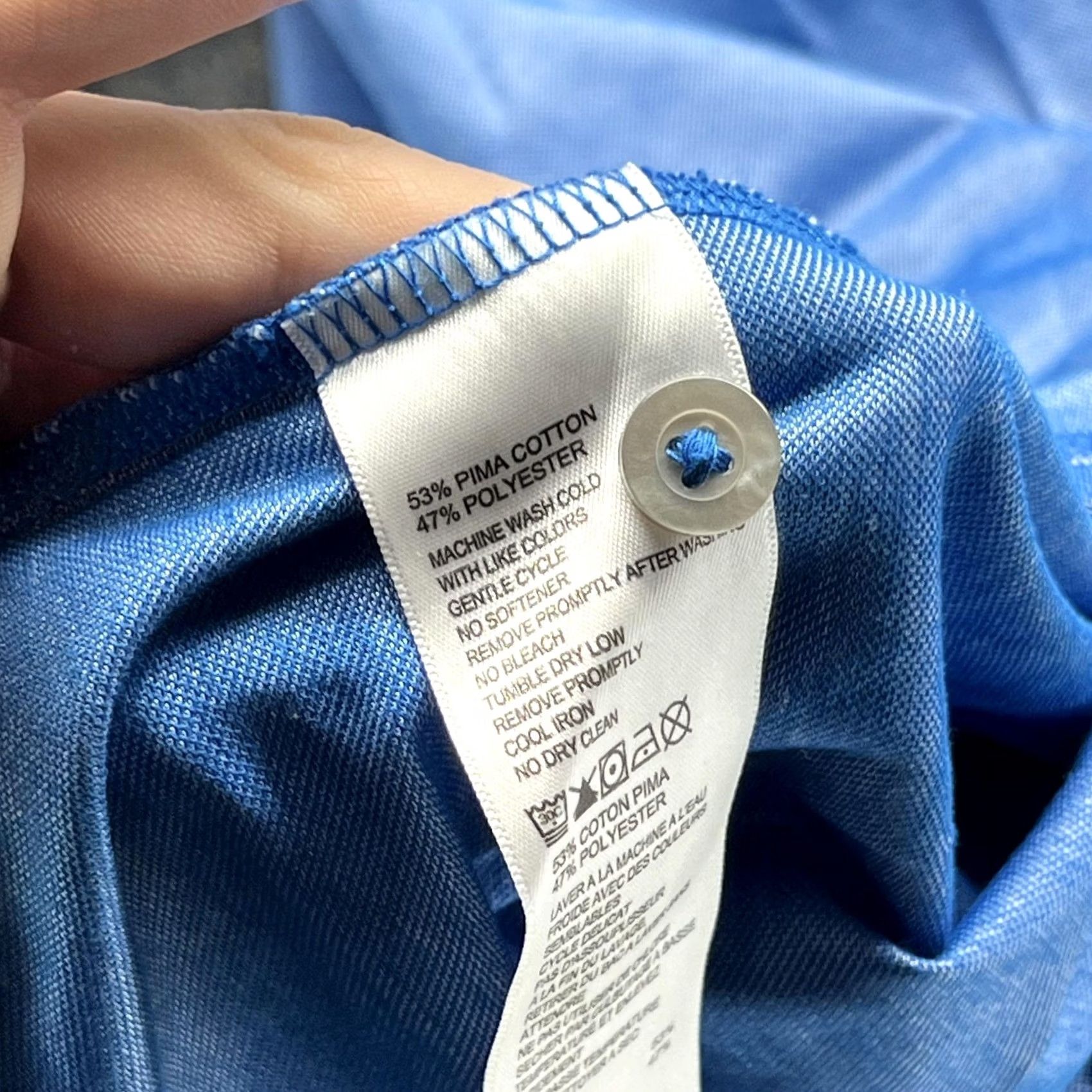 Tommy Bahama Tommy Bahama Polo Shirt Mens L Blue Pima Cotton Marlin Logo Casual Shirt Mens Large Blue Polo Shirt Marlin Logo Casual Size US L / EU 52-54 / 3 - 6 Thumbnail