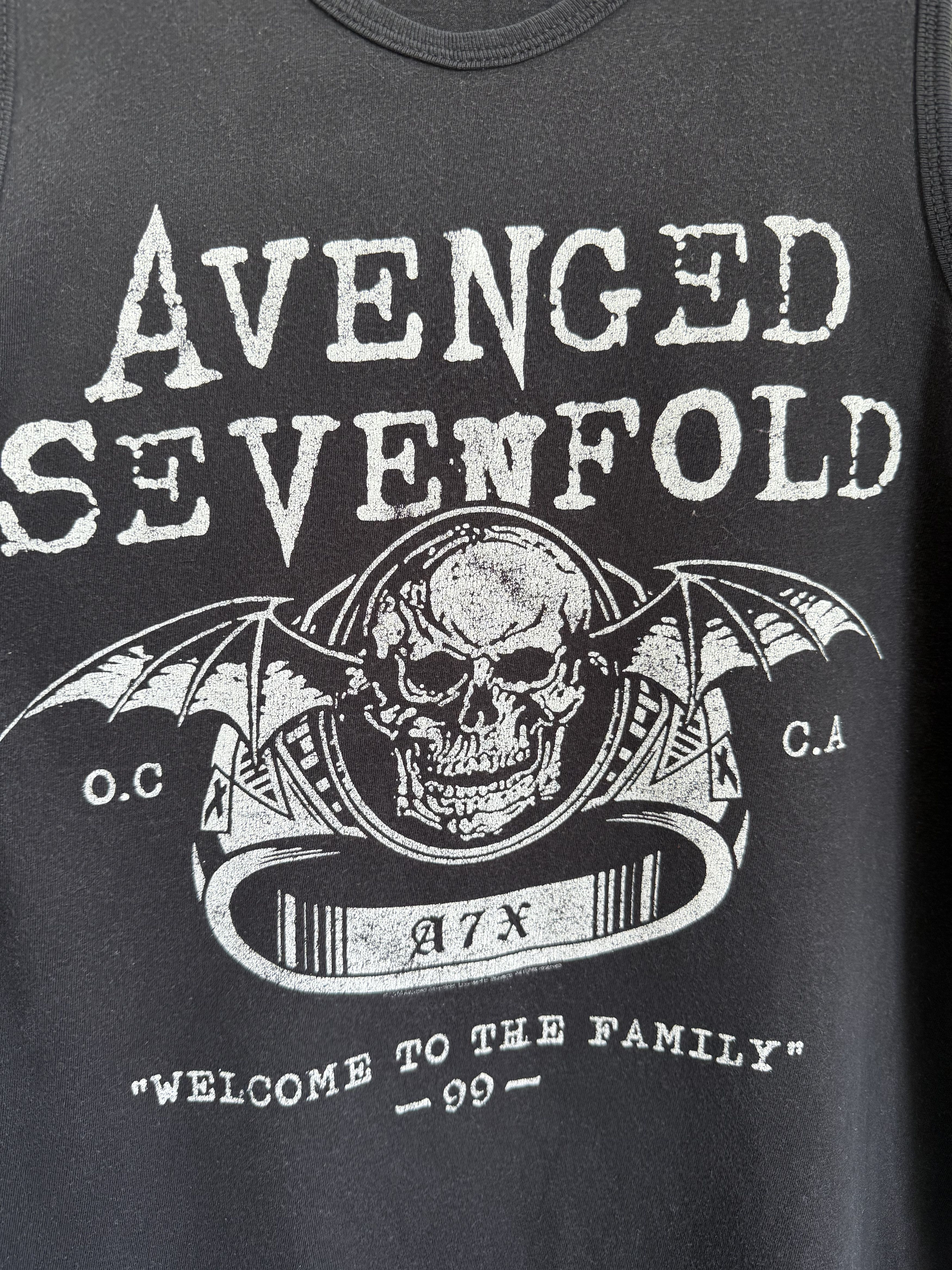 Band Tees Vintage Avenged sevenfold welcome to the family tank top Size US L / EU 52-54 / 3 - 2 Thumbnail