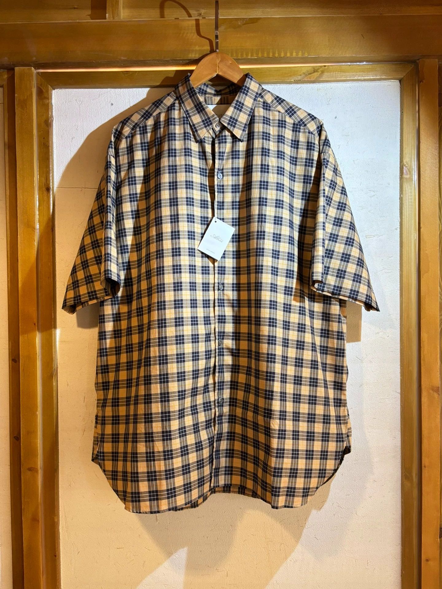 Studio Nicholson studio nicholson oversized check shirt S (oversized) Size S / US 4 / IT 40 - 1 Thumbnail