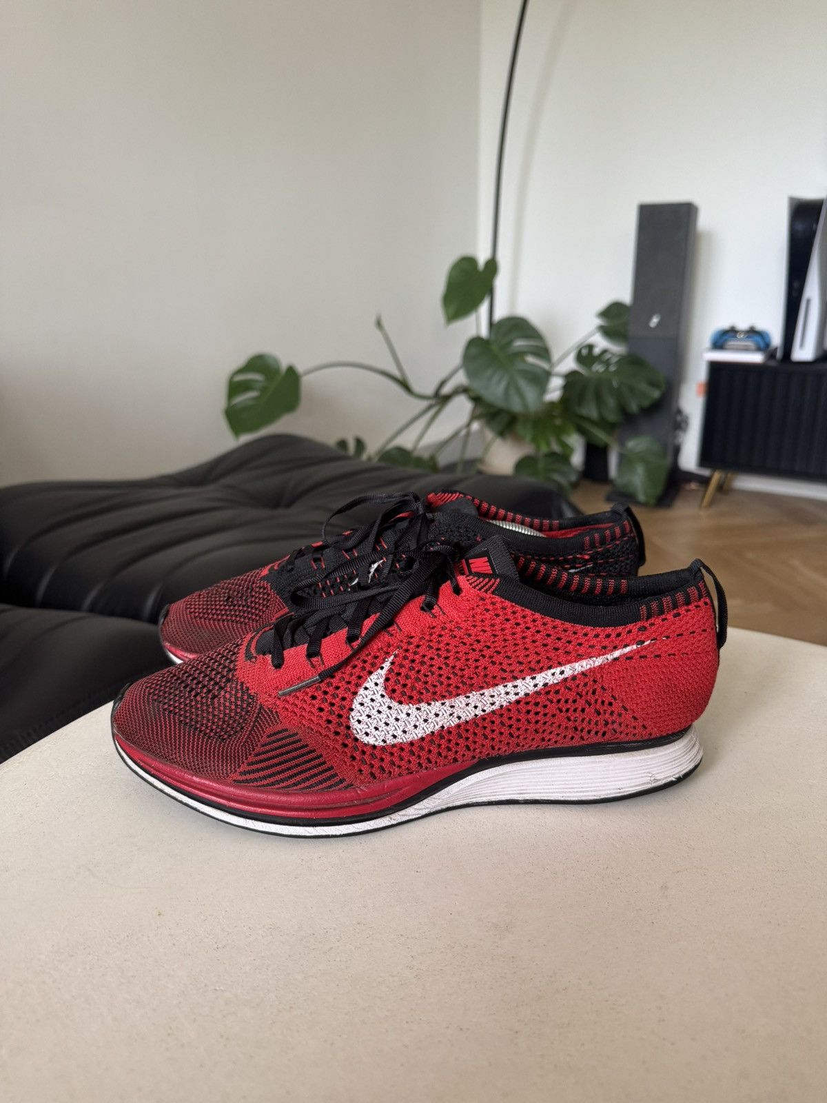 Nike Sneakers Streetwear Nike Flyknit Racer University Red Low Sneakers Streetwear Grailed