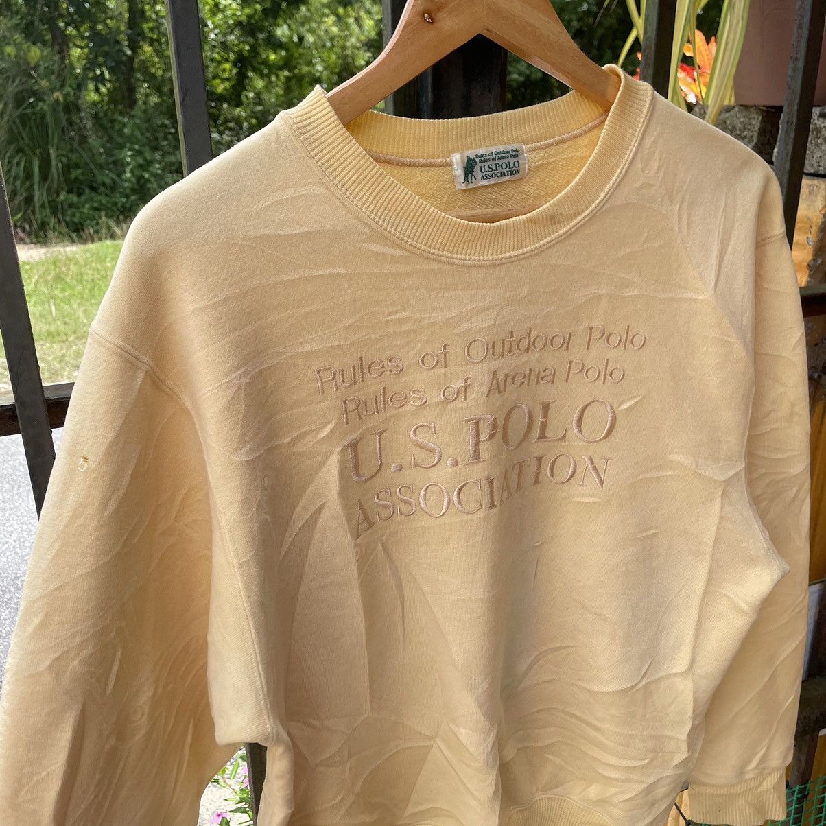 U.S. Polo Assn. × Vintage 🔥🔥Vintage U.S.Polo Association Big Spellout Sweatshirts Size US M / EU 48-50 / 2 - 5 Thumbnail