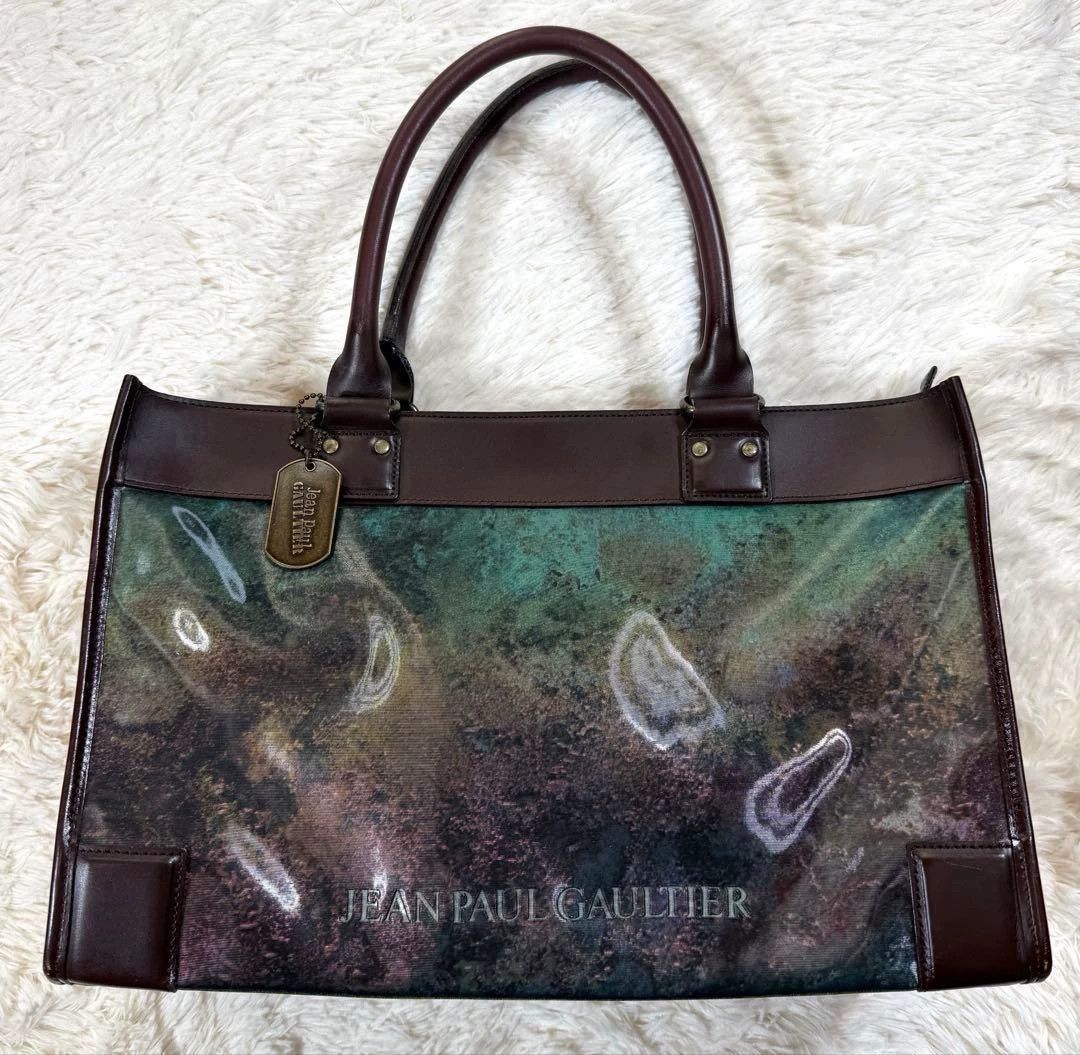 Jean Paul Gaultier Jean Paul Gaultier Jade Beetle Leather Handbag - Rare Size ONE SIZE - 1 Thumbnail