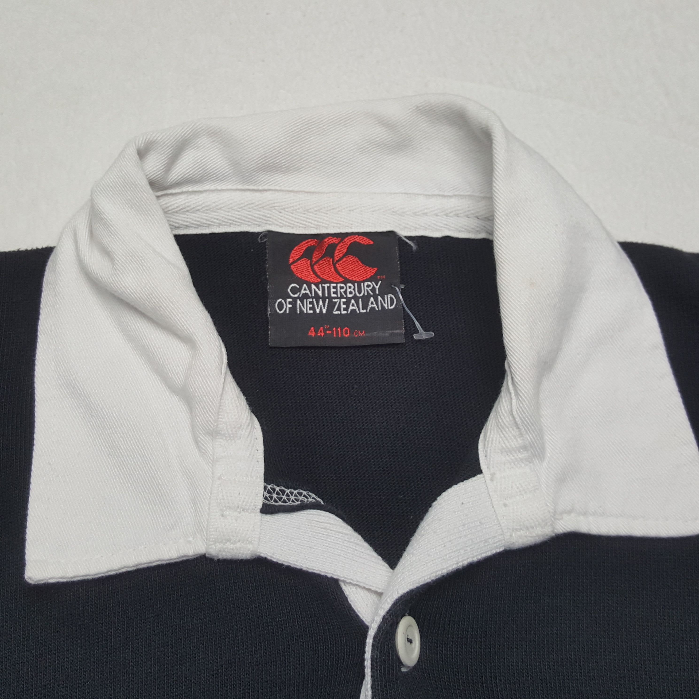 All Blacks × Canterbury of New Zealand × Vintage Vintage CANTERBURRY OF NEW ZEALAND All Black Rugby Polos Size US L / EU 52-54 / 3 - 8 Thumbnail