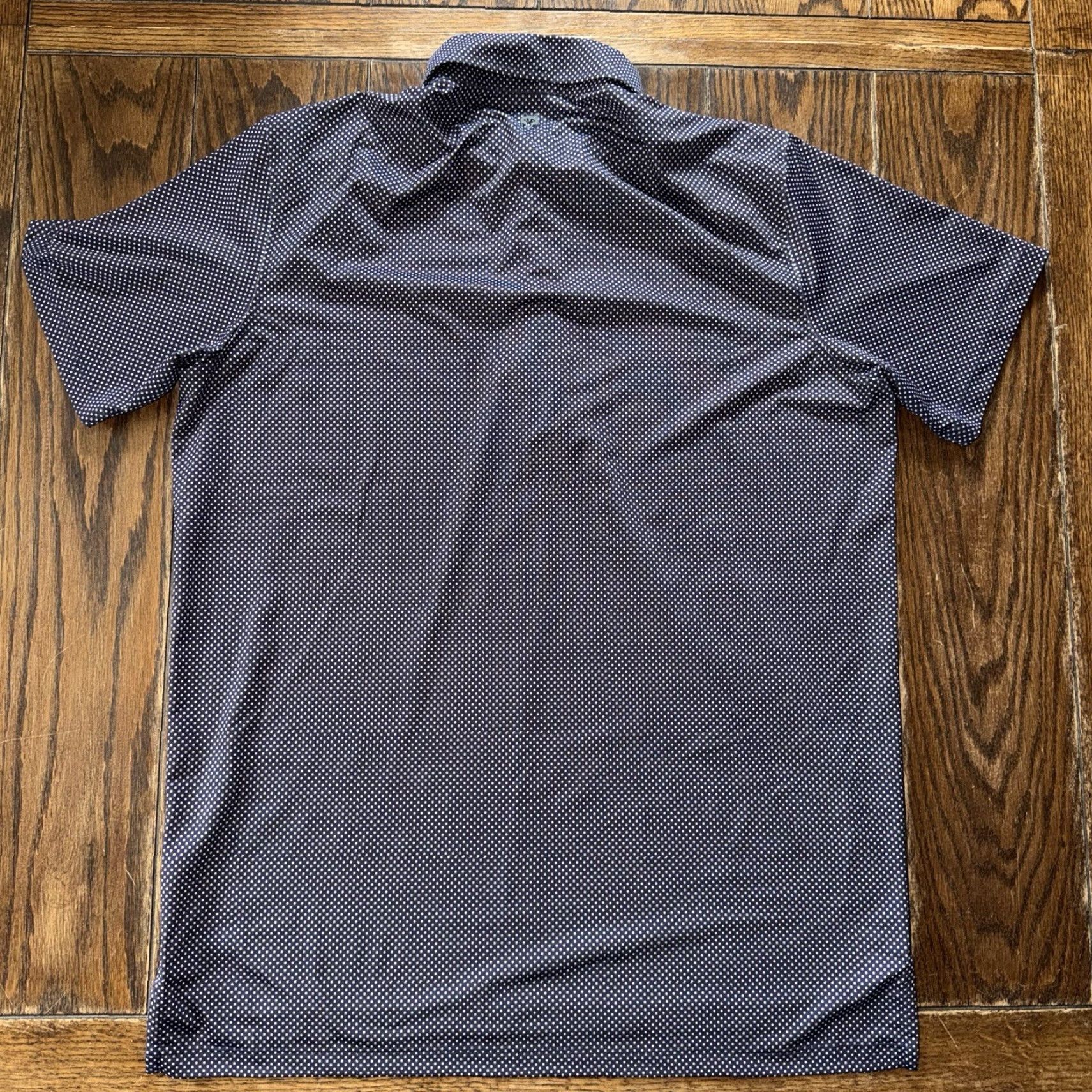 Vintage Greyson Polo Shirt Blue White Dots Mens Medium R.R.C Golf Wolf Logo Size US M / EU 48-50 / 2 - 4 Thumbnail