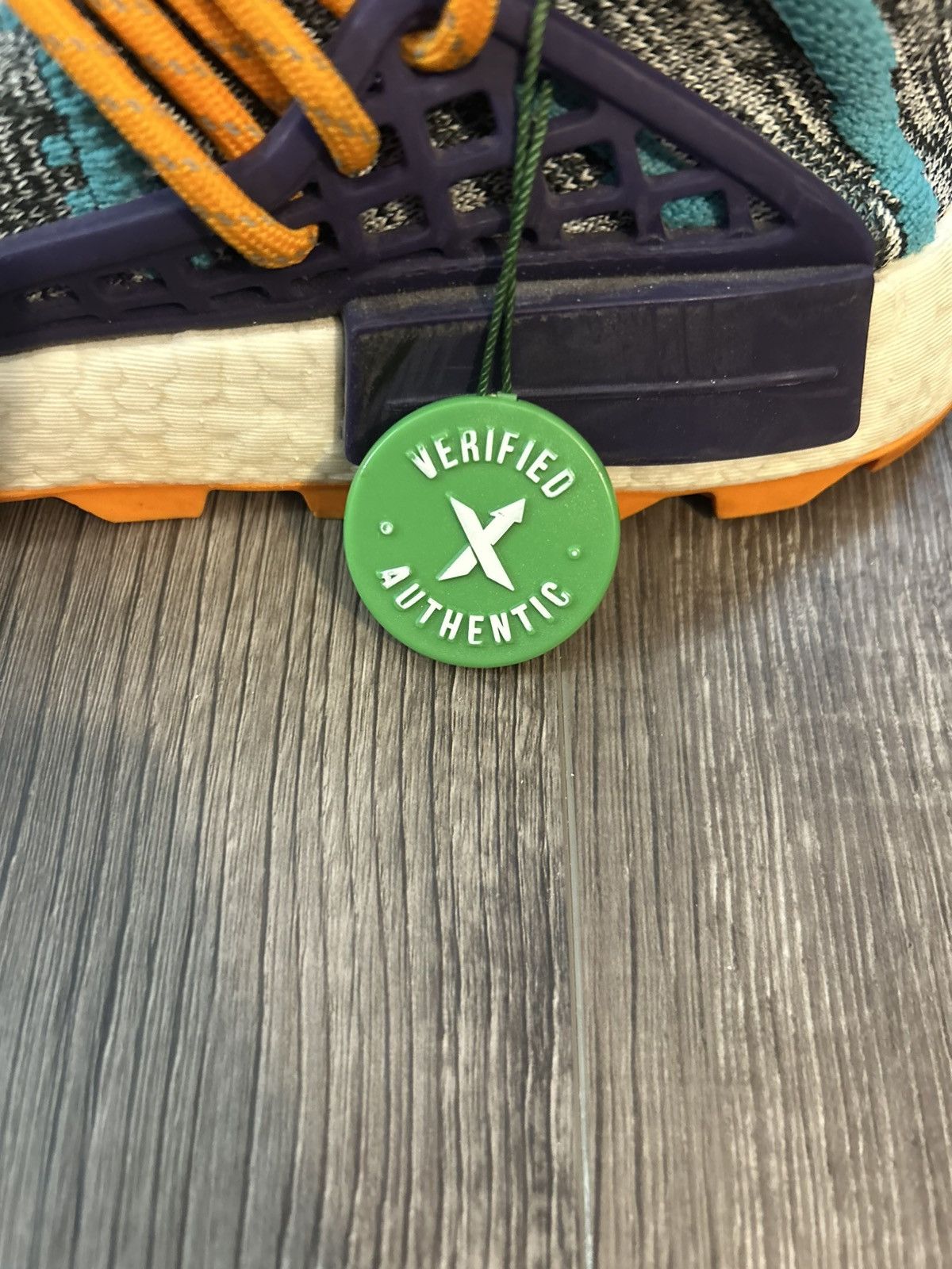 Adidas × Pharrell adidas NMD Hu Pharrell Solar Pack Orange Size US 9.5 / EU 42-43 - 6 Thumbnail