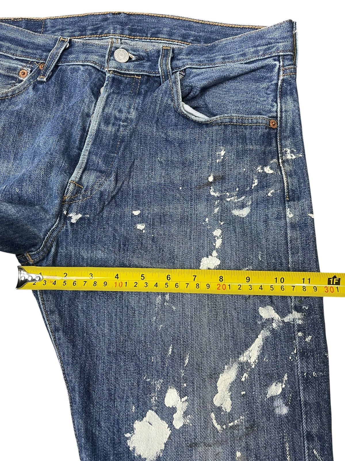 Levi's Vintage Levi’s 501 Jeans Workwear Paint Water Less Size US 30 / EU 46 - 13 Thumbnail