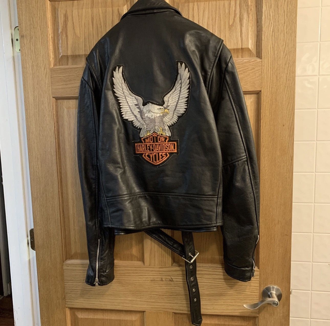 Harley Davidson Open Road Black Leather Jacket Harley Davidson Men’s Size XL Size US XL / EU 56 / 4 - 1 Thumbnail
