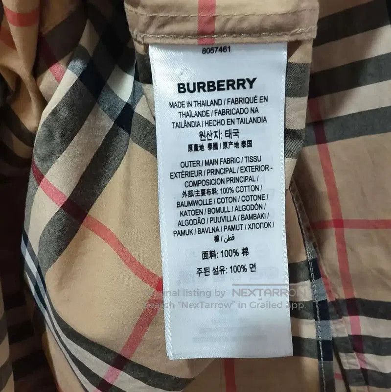 Burberry Burberry Long Sleeve Checked Shirt for Men. Size US XS / EU 42 / 0 - 7 Thumbnail