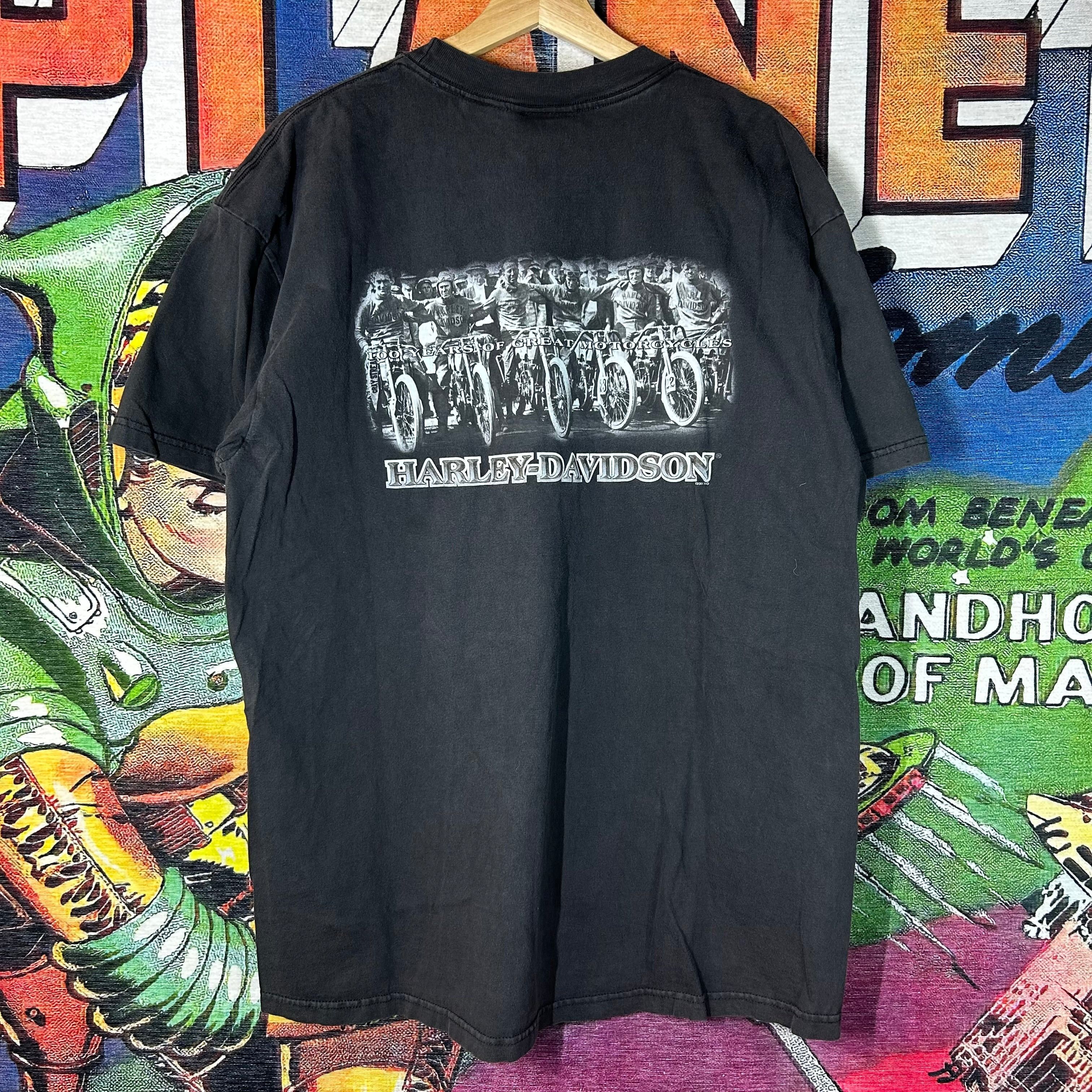 Harley Davidson Y2K Harley Davidson Motorcycles Pocket Tee Size Large Size US L / EU 52-54 / 3 - 2 Thumbnail