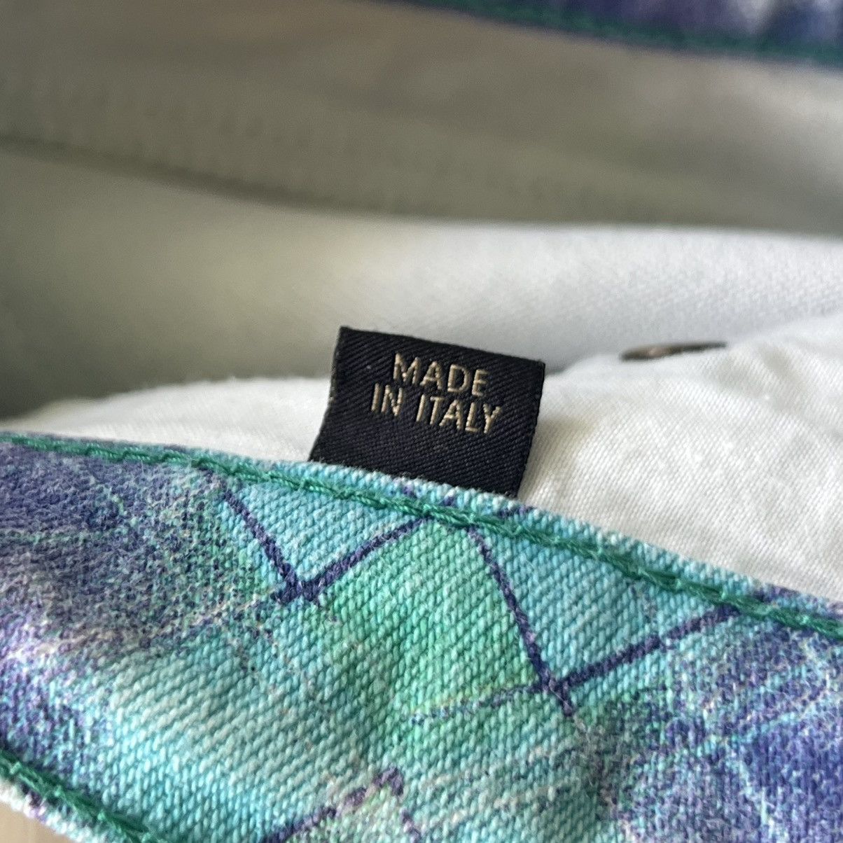 Just Cavalli Just Cavalli Purple/Green Pattern Pants Y2K Size US 29 - 10 Thumbnail