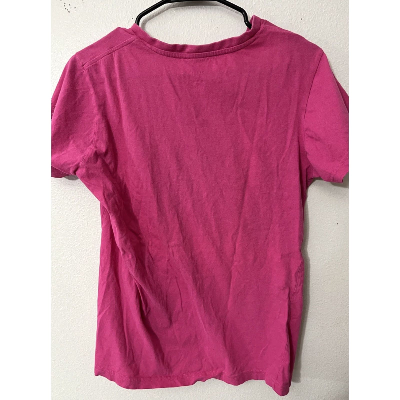 Reebok REEBOK Ladies Breast Cancer Faith Hope Live Inspire V-Neck T-Shirt Pink Large Size L / US 10 / IT 46 - 3 Thumbnail