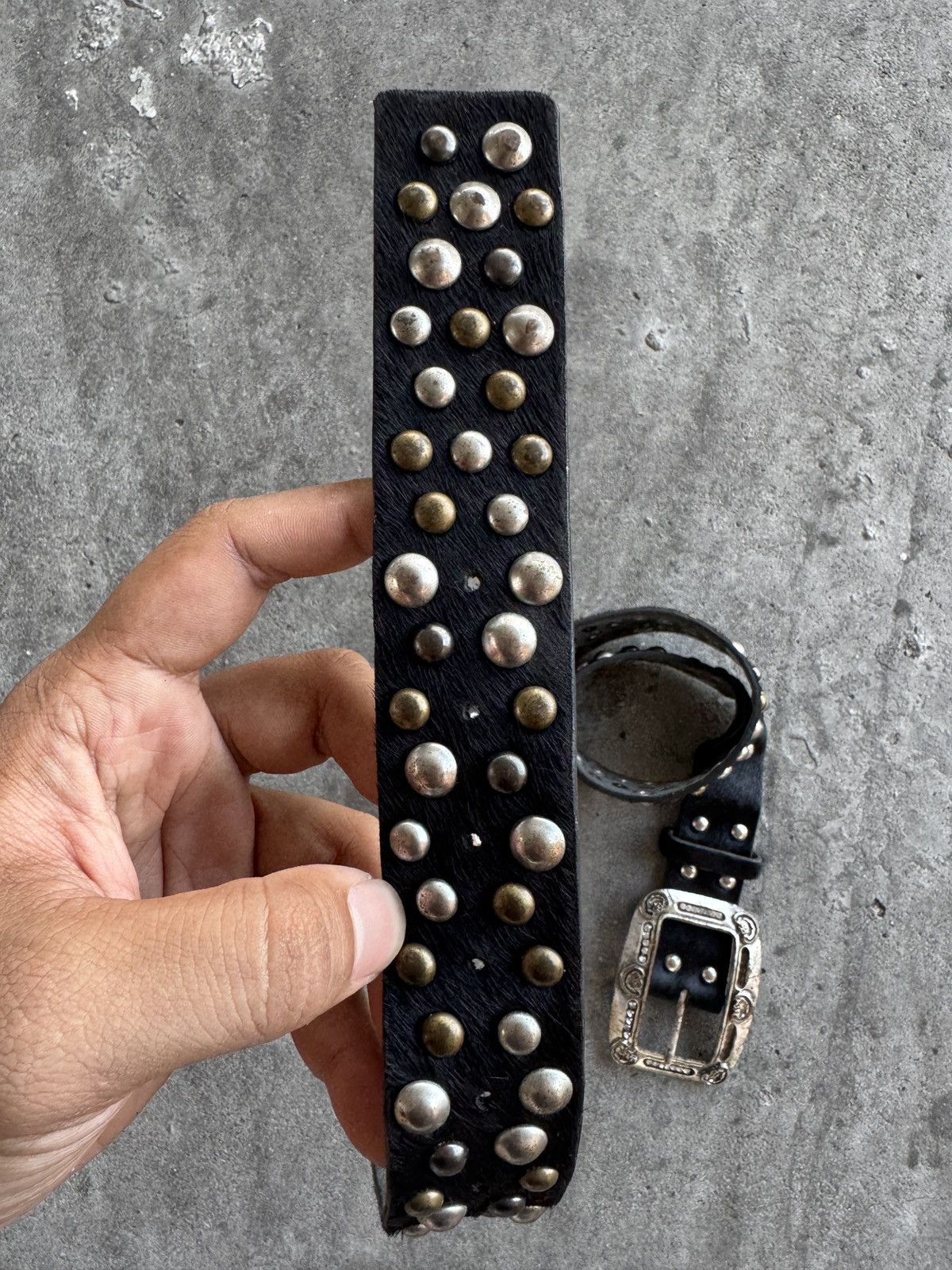 Japanese Brand Japanese Gothic Studed Belt Size ONE SIZE - 7 Thumbnail