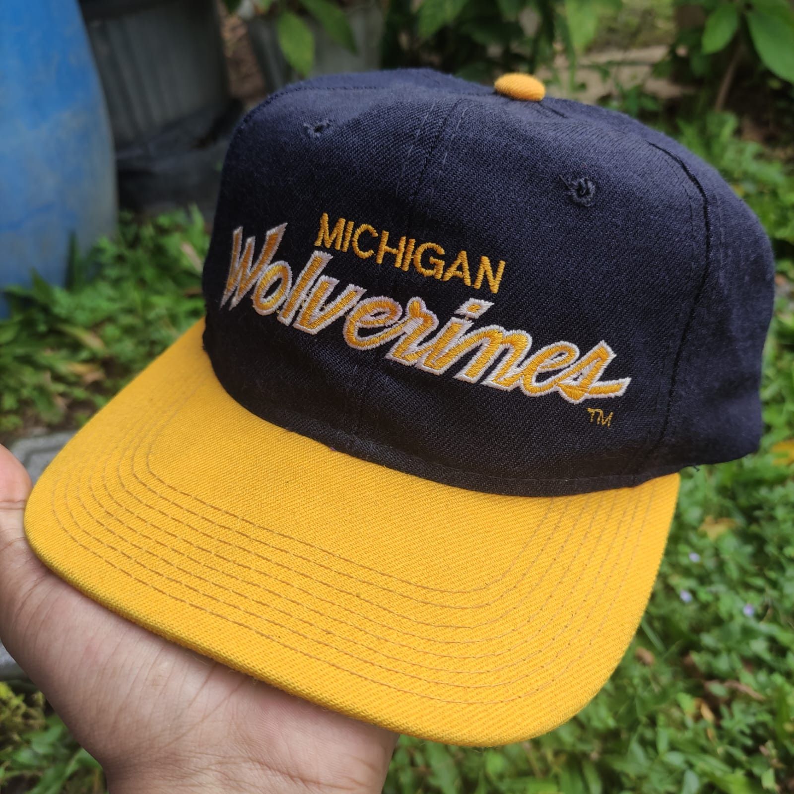 NCAA × Sports Specialties × Vintage Michigan Wolverines Hat – Script Logo - Sports Specialties Size ONE SIZE - 10 Thumbnail