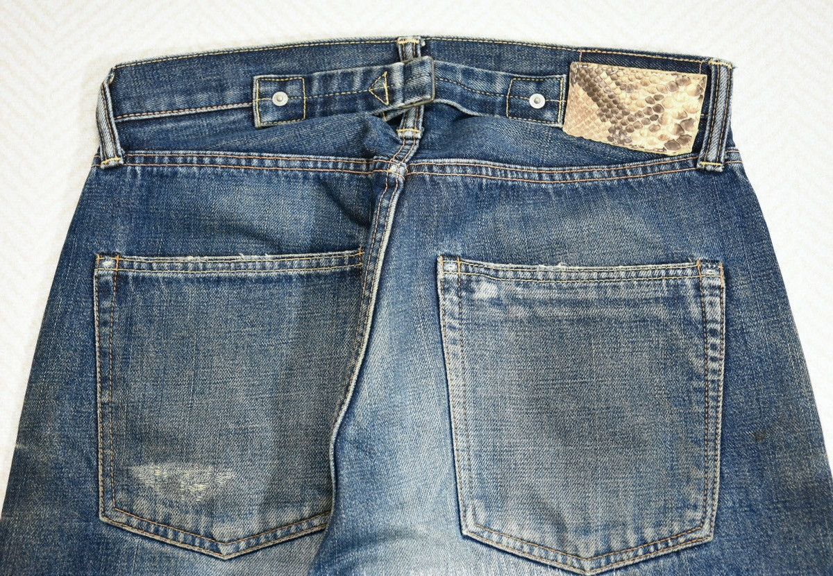 Visvim Visvim Fluxus 00 Damgaed-1 D1 Denim W32L30 Size US 32 / EU 48 - 4 Thumbnail