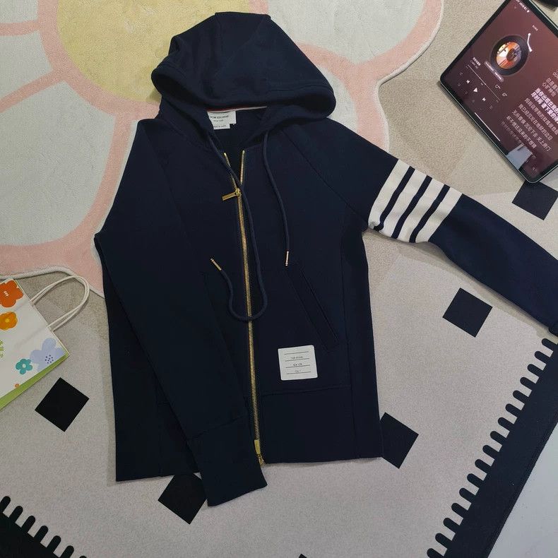 Thom Browne Thom Browne size0 Striped zip hoodie Size US XS / EU 42 / 0 - 1 Thumbnail
