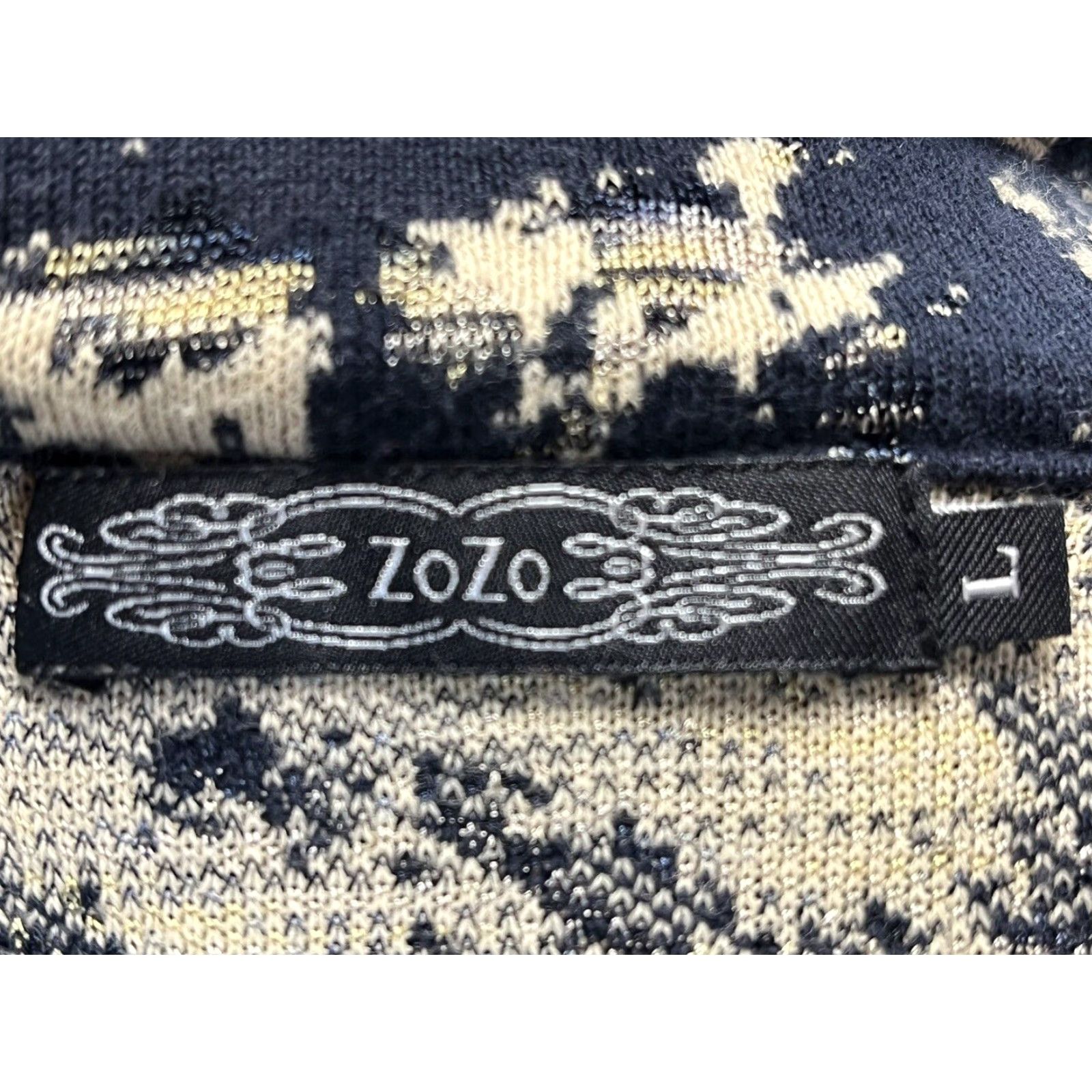 Vintage VINTAGE Zozo Knit Jacket WOMEN's L Large Artsy Lagenlook Black Knit Jacket, Casual Fall Winter Spring, Women’s Jacket, Zozo Size L / US 10 / IT 46 - 4 Thumbnail