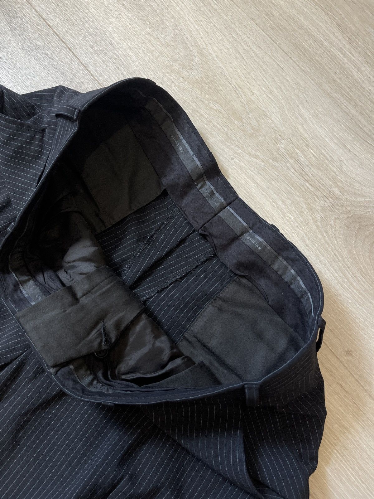 Cerruti 1881 × Vintage Cerruti 1881 Vintage trousers Black Wool Pleated Pants Size 42R - 7 Thumbnail