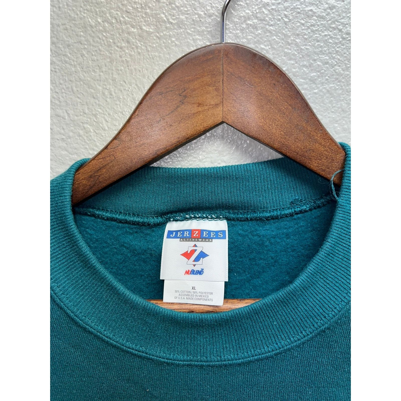 Jerzees Vintage Idaho Sweatshirt Crewneck Green Winter Men's 90s XL Size US XL / EU 56 / 4 - 7 Thumbnail