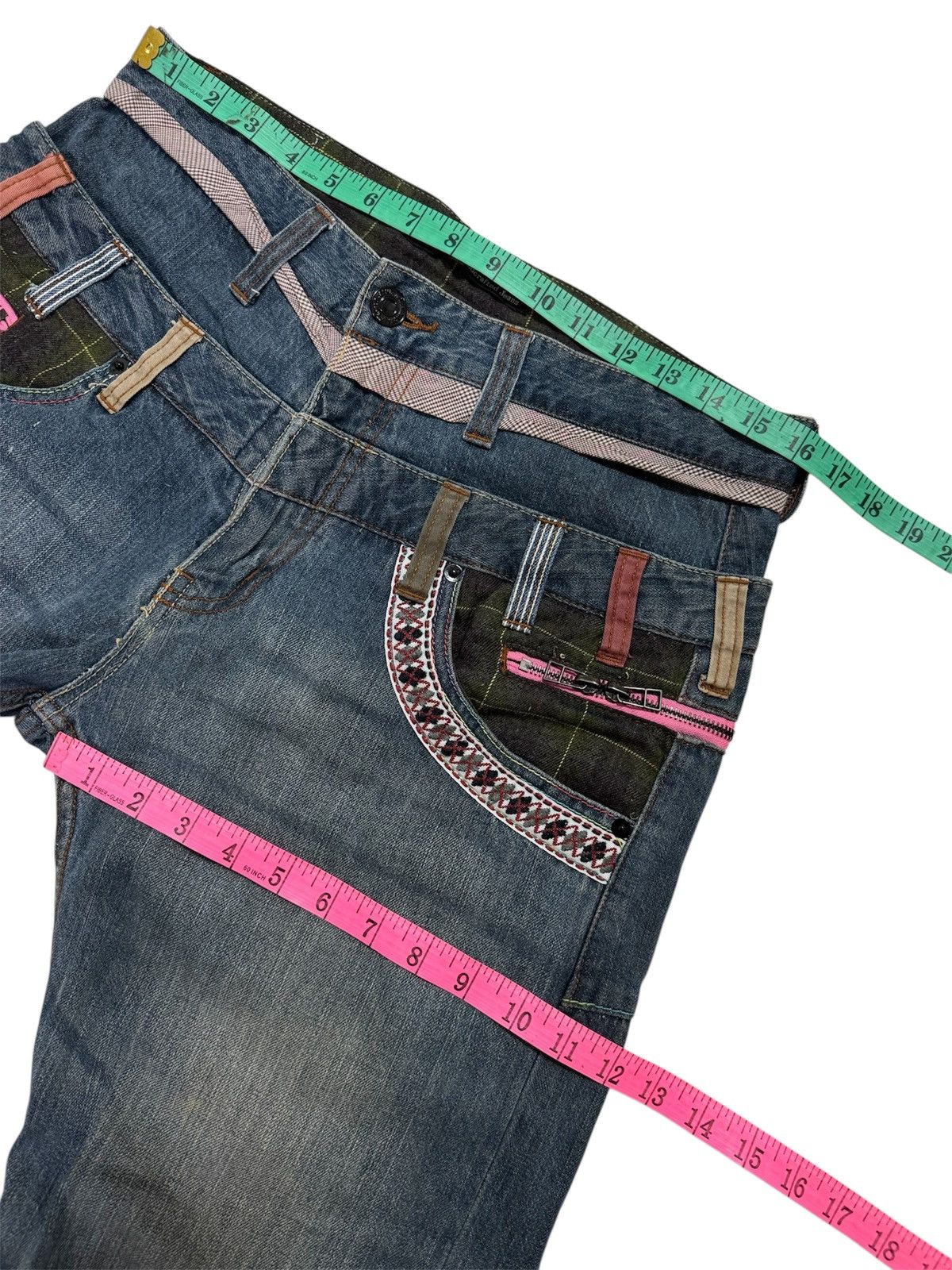 Japanese Brand JAPANESE DOMINATE HANDCRAFTED DOUBLE WAIST DISTRESSED JEANS Size US 32 / EU 48 - 19 Thumbnail