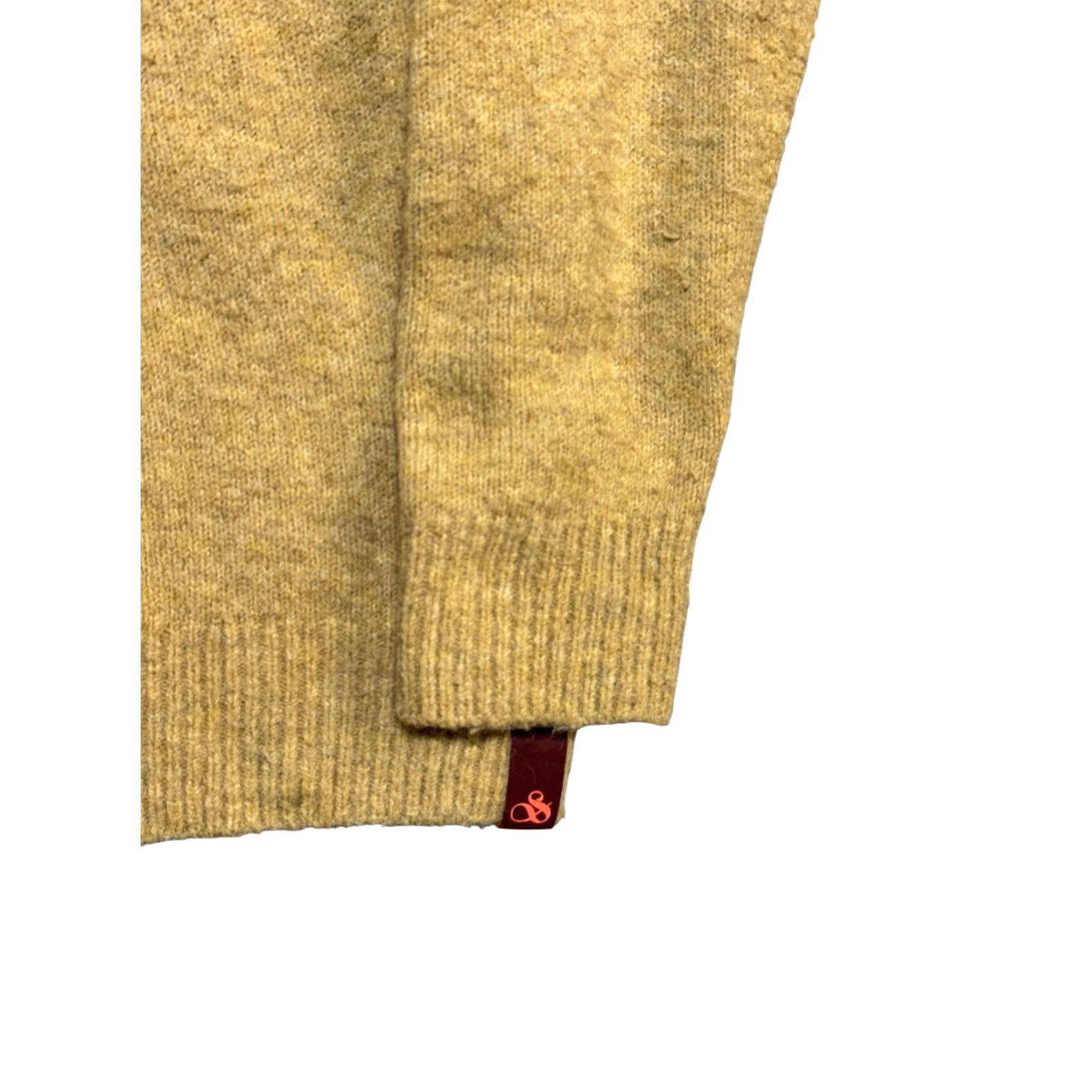 Scotch & Soda Scotch & Soda Amsterdam Soft Knit Regular Fit Sweater Mens Size S Yellow Crew Neck Long Sleeve Pullover Knit Shirt Size US S / EU 44-46 / 1 - 4 Thumbnail