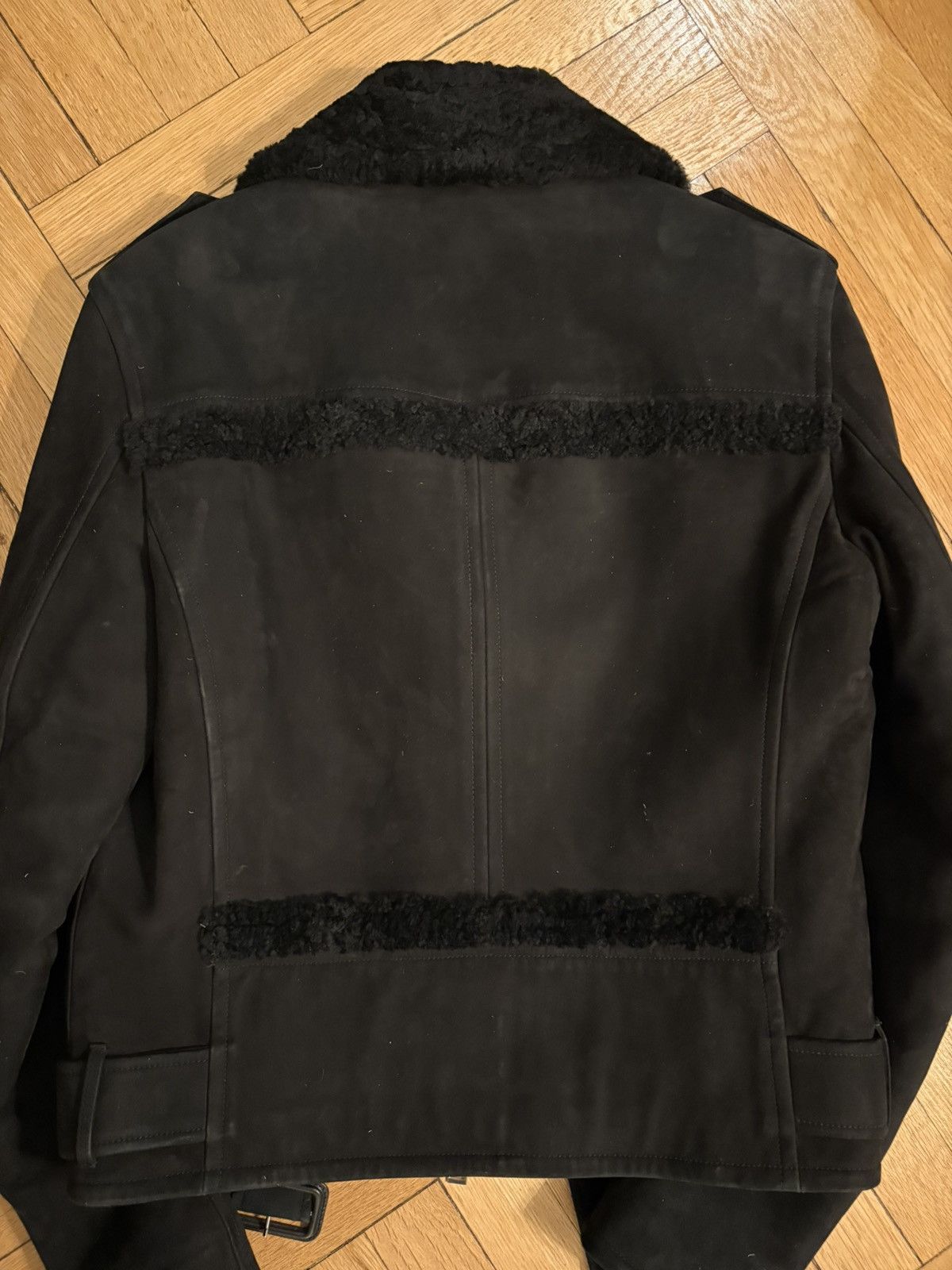 Burberry Prorsum Burberry Prorsum Shearling Biker Size US M / EU 48-50 / 2 - 11 Thumbnail