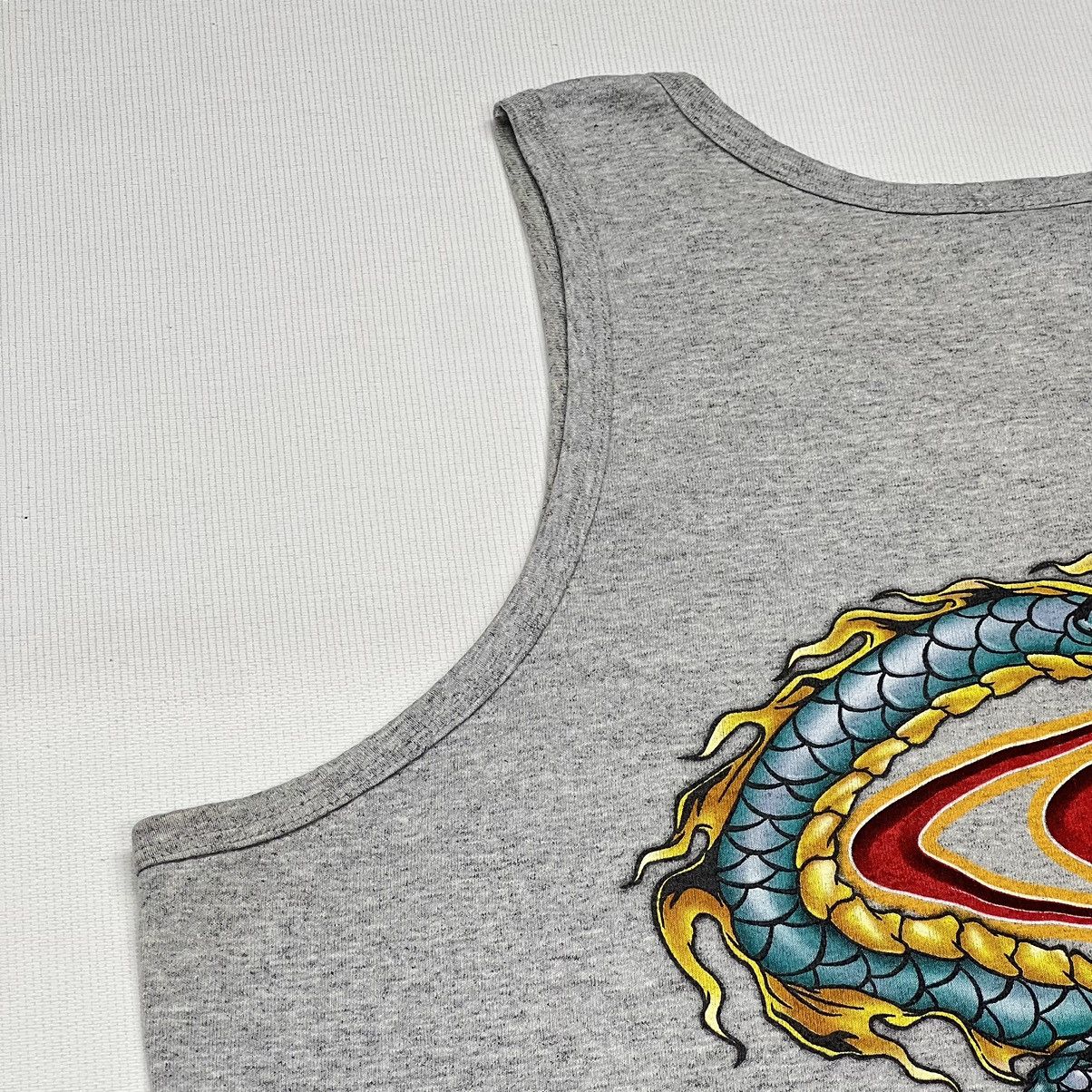 O'Neill × Vintage O’Neill Tee Shirt Grey Sleeveless Dragon Graphic Y2K Size US XL / EU 56 / 4 - 15 Thumbnail