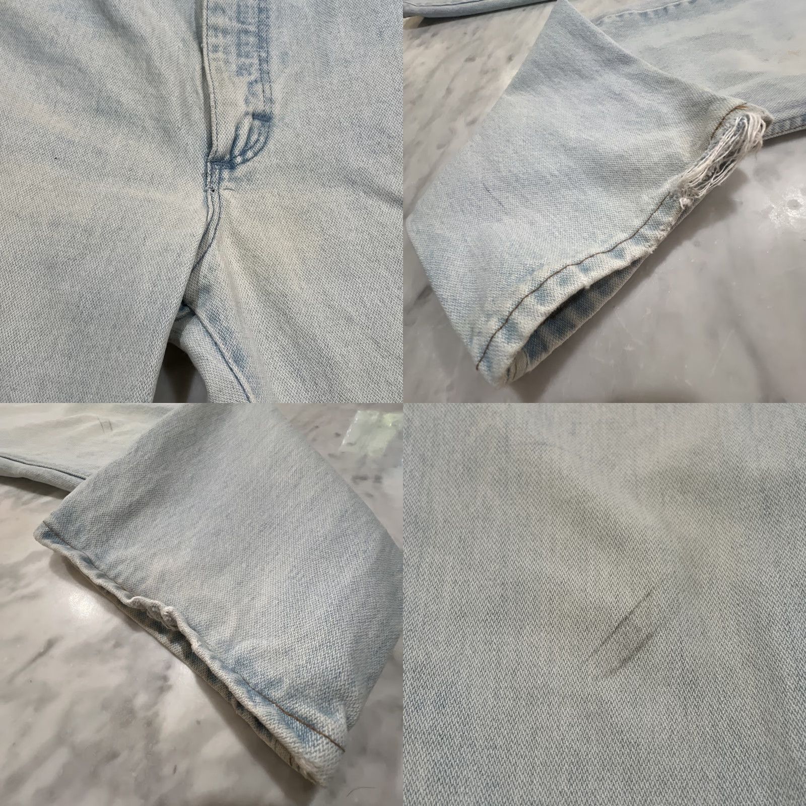 Wrangler VINTAGE Wrangler Jeans Men’s 30x33 Denim Stonewash Stains Made USA Jeans Mens 30 Size US 30 / EU 46 - 8 Thumbnail