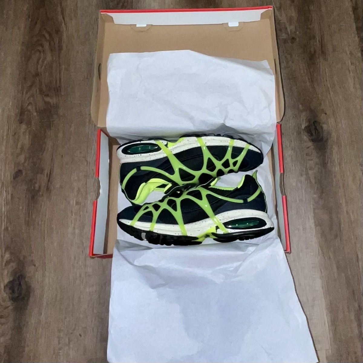Nike Nike Air Kukini Black/Neon Green Size US 9 / EU 42 - 5 Thumbnail