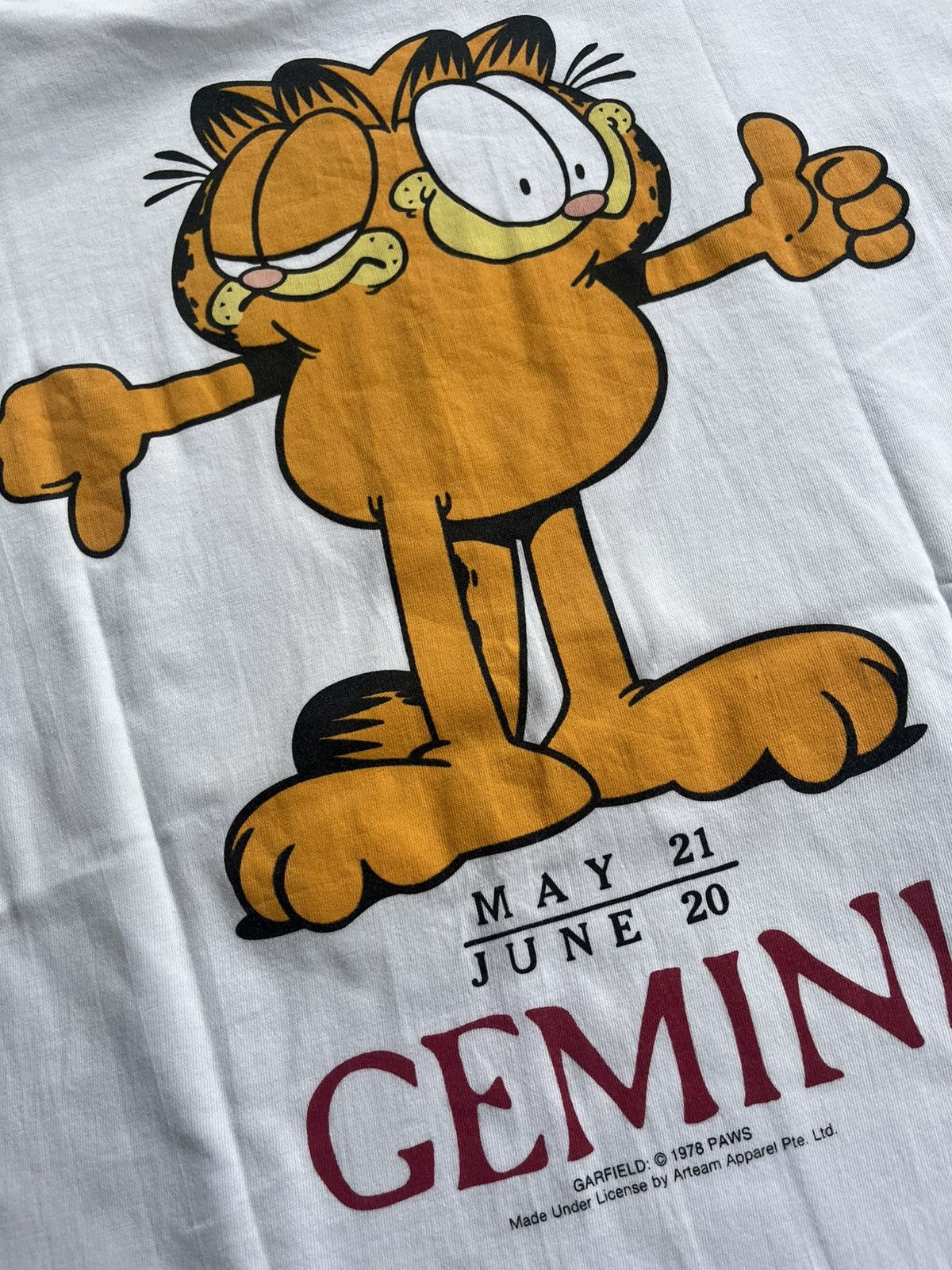Cartoon Network Rare Vintage Garfiled Zodiac Sign Size US L / EU 52-54 / 3 - 5 Thumbnail
