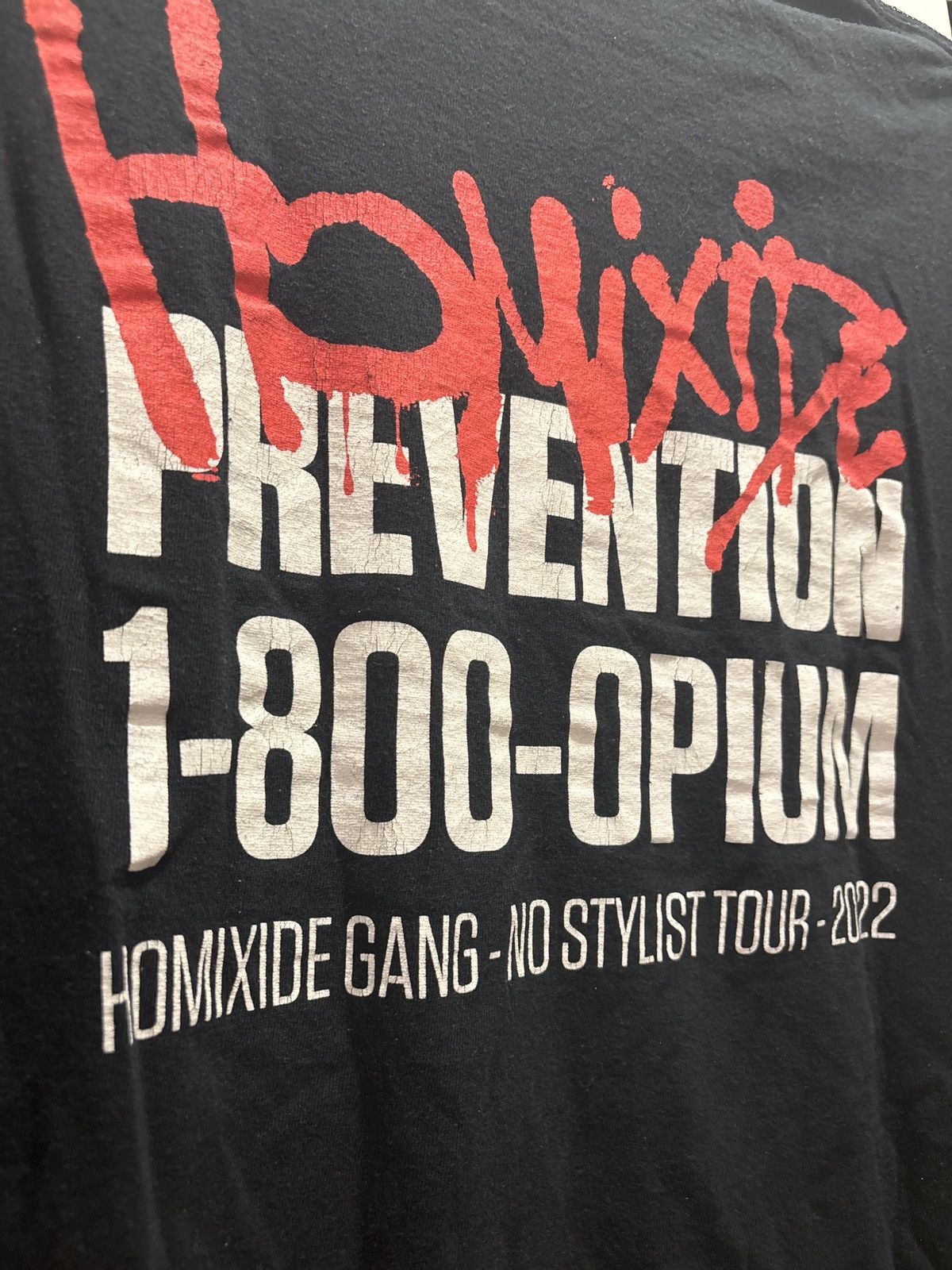 HXG HXG x No Stylist Tour “Homixide Prevention” Tee Size US XL / EU 56 / 4 - 5 Thumbnail