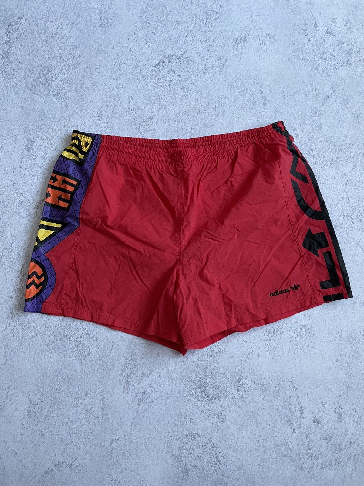 Vintage Vintage Adidas Multiplicative Shorts 90s Size US 32 / EU 48 - 1 Thumbnail