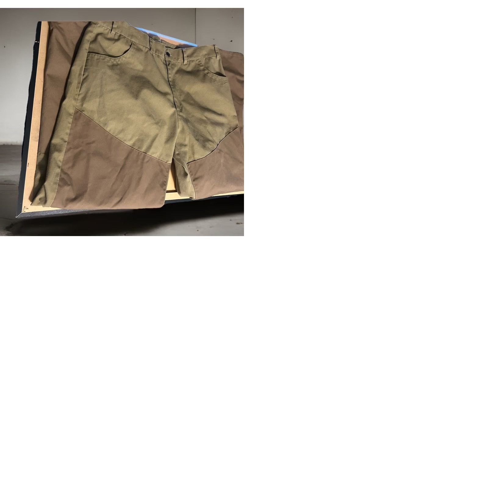 Vintage Gander Mountain Brush Briar Duck Hunting Pants 40x31 Brown Canvas 5-Pocket Zip Button Workwear Mens Hunting Pants Size US 40 / EU 56 - 12 Thumbnail