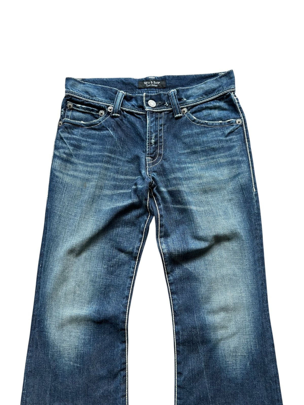 Win & Sons Akitani cut flared jeans