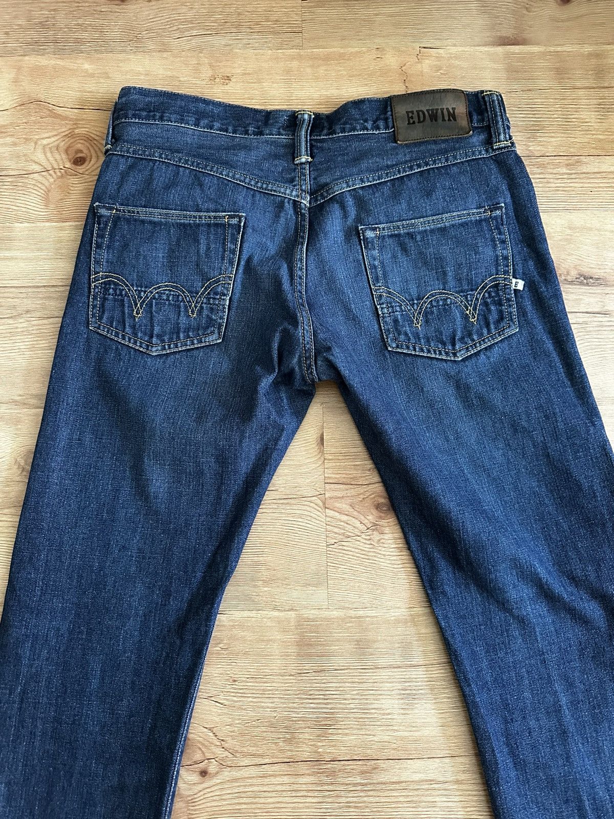Edwin × Japanese Brand Edwin ED-55 Relaxed Jeans – 30x32 EST Tokyo Japan Size US 30 / EU 46 - 15 Thumbnail