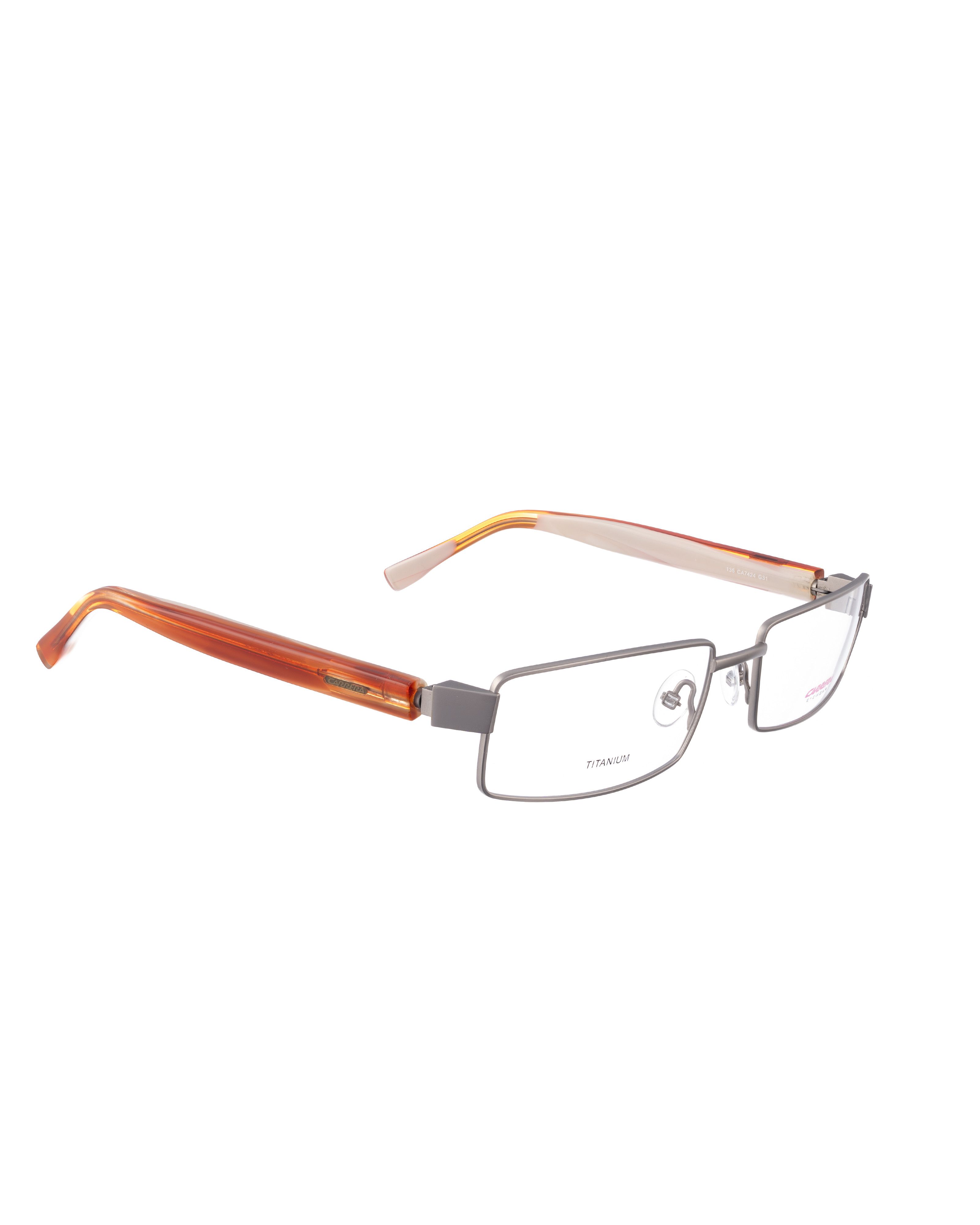 Carrera Carrera 00s Silver Glasses with White & Orange Temples Size ONE SIZE - 1 Thumbnail