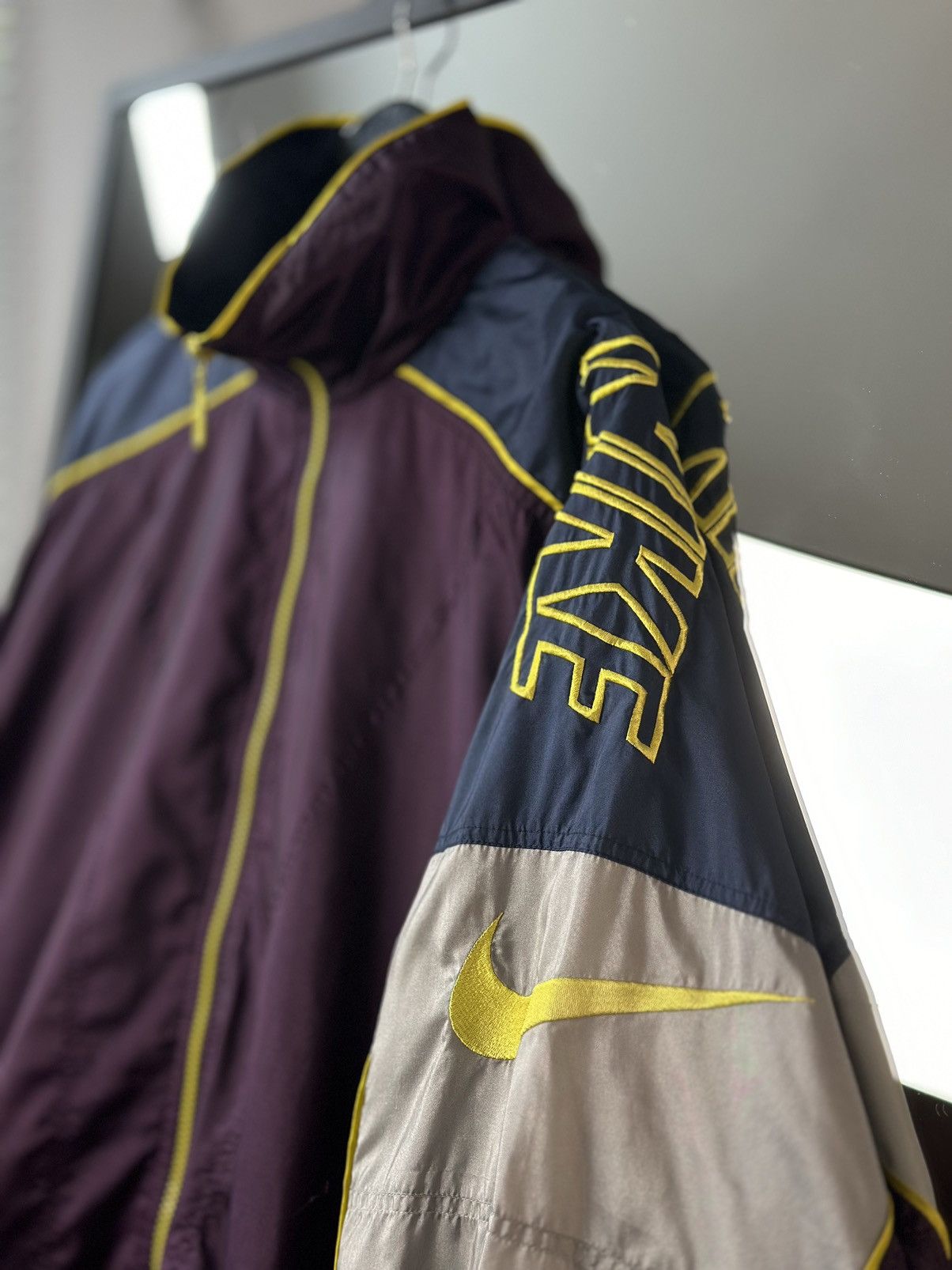 Nike Vintage Streetwear Nike Premier Nylon Sweatshirt Y2K Hoodie Size US XL / EU 56 / 4 - 3 Thumbnail