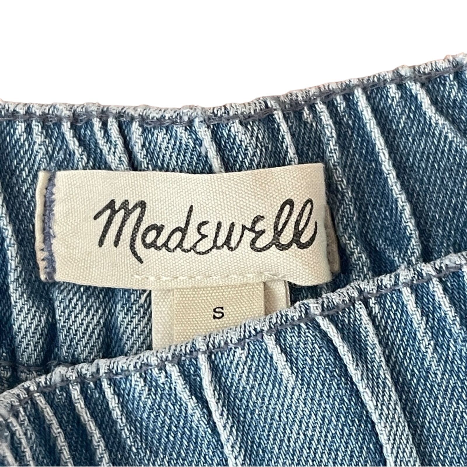 Madewell MADEWELL DENIM PULL ON CARPENTER SHORTS SIZE S Size 30" / US 8 / IT 44 - 6 Thumbnail
