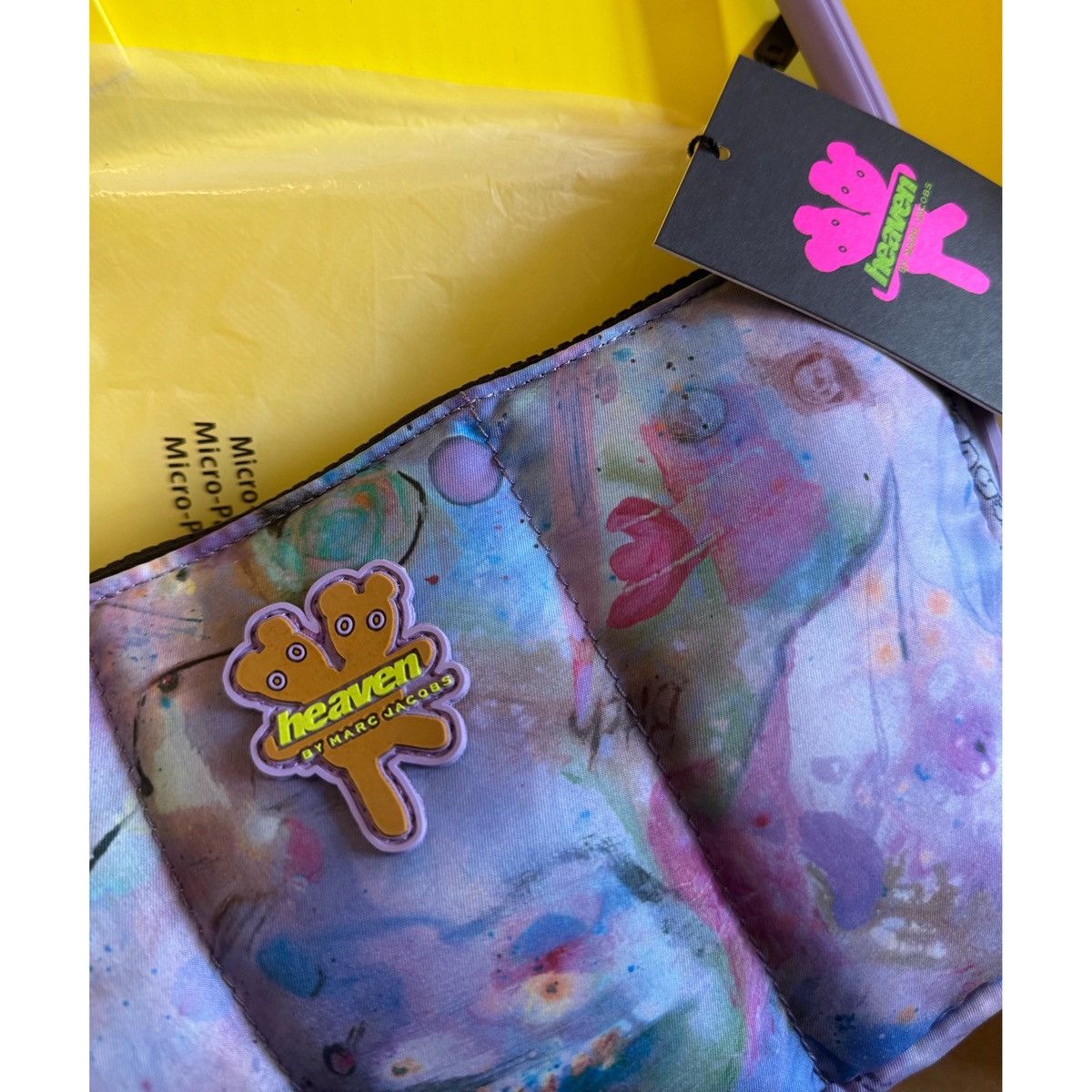 Heaven by Marc Jacobs MARC JACOBS PURPLE ALL OVER PRINT BAG CLAIRE BARROW ARTWORK Size ONE SIZE - 5 Thumbnail