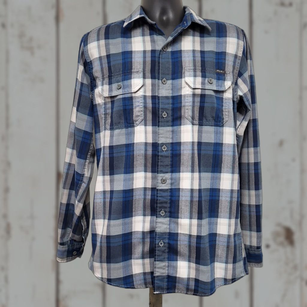 Eddie Bauer Eddie Bauer Travex Shirt Mens TM Blue Plaid Button Up Long Sleeve Casual M Blue Plaid Shirt Travex Eddie Bauer Mens TM Button-Up Long Sleeve Casual Size US M / EU 48-50 / 2 - 1 Thumbnail