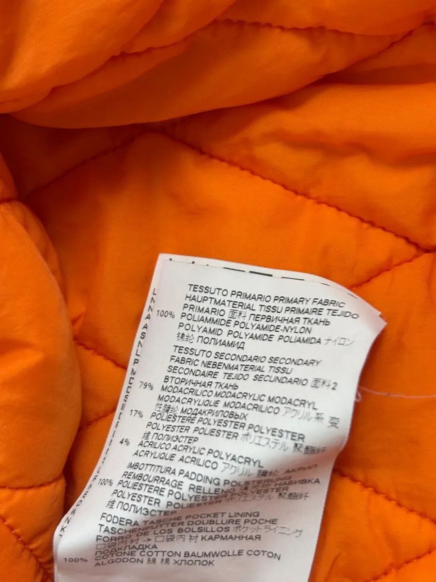 Maison Margiela AW2018 Maison Margiela Orange Navy Fur Collar Bomber Jacket Size US M / EU 48-50 / 2 - 9 Thumbnail
