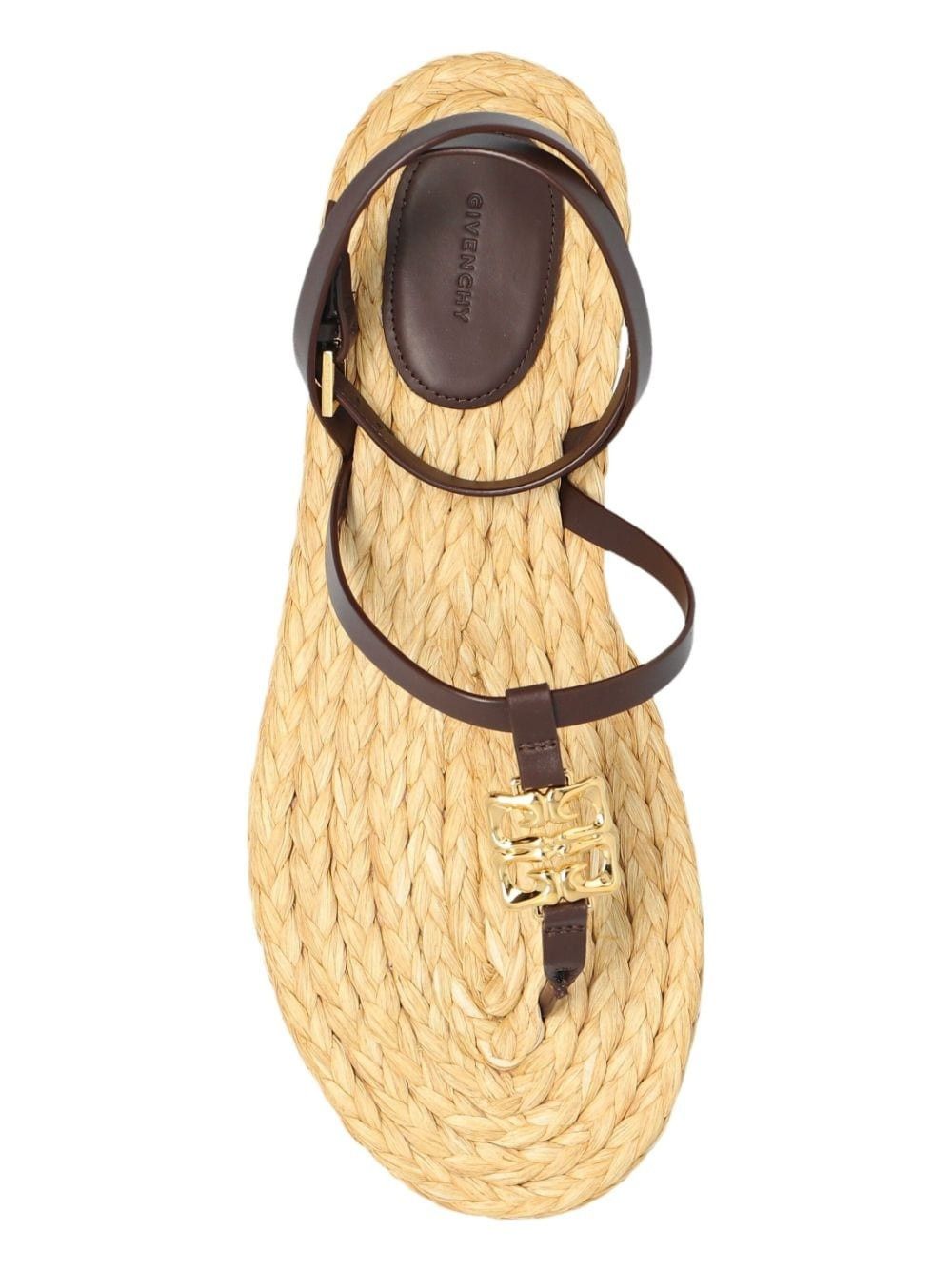 Givenchy o1srvl11e1225 4G Liquid Sandals in Brown Size US 8 / IT 38 - 6 Thumbnail
