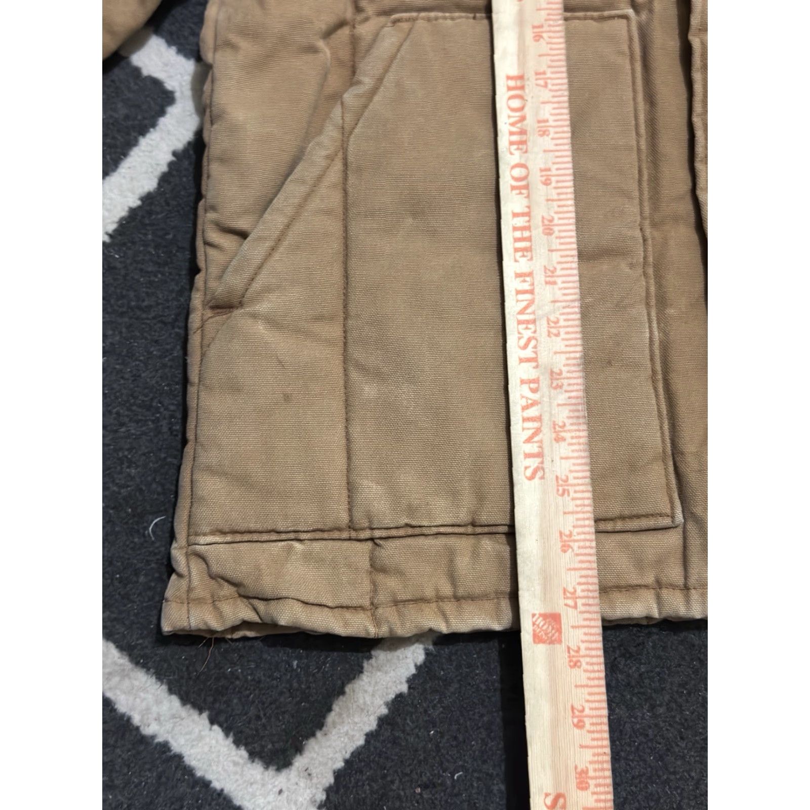 Walls VINTAGE Walls Blizzard-Pruf Canvas Jacket Mens M Brown Corduroy Collar Mid-Length Jacket/Coat Size US M / EU 48-50 / 2 - 4 Thumbnail