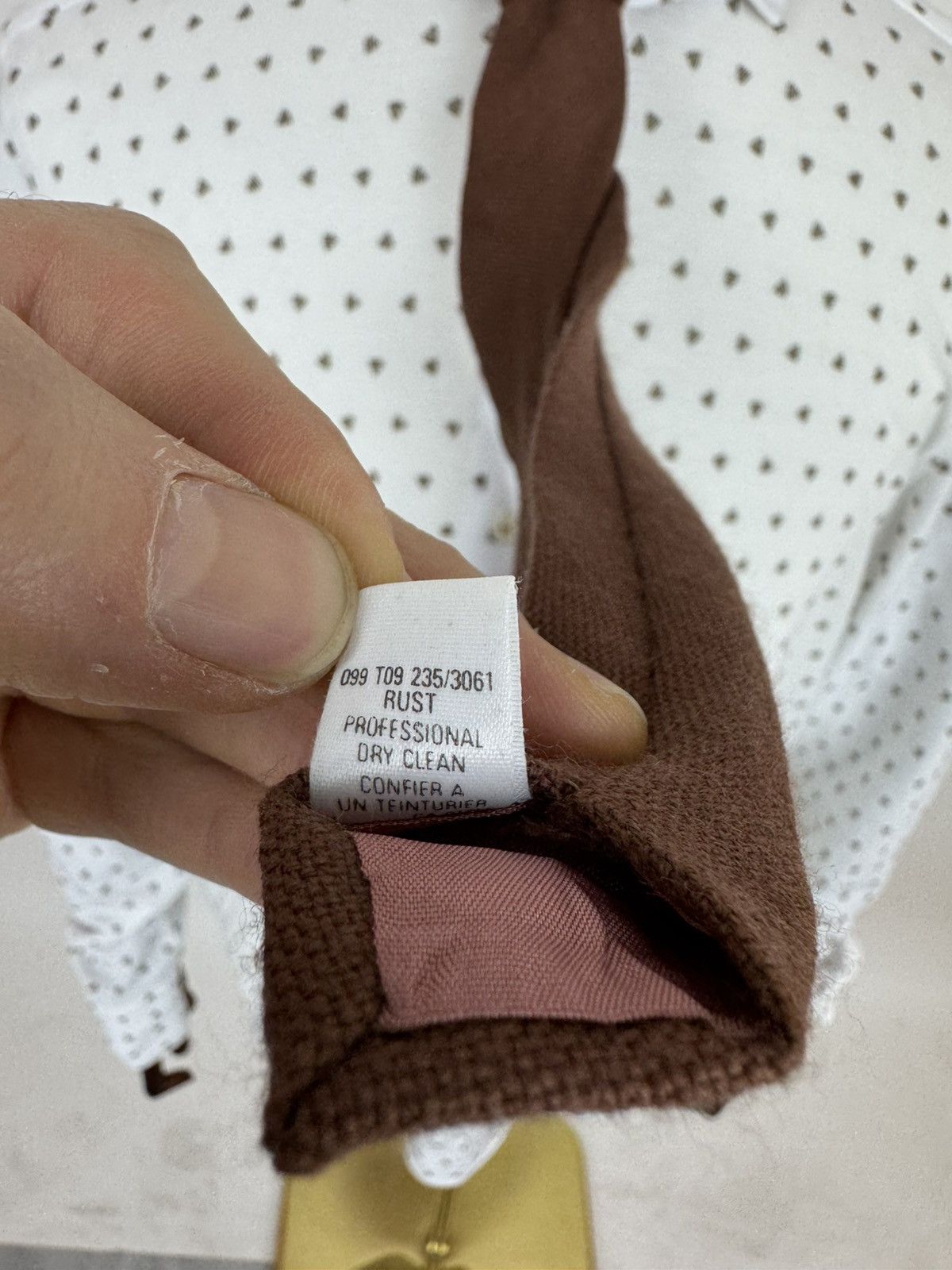 Saint Michael St. Michael Vintage wool ties Old money style brown tie Size ONE SIZE - 6 Thumbnail