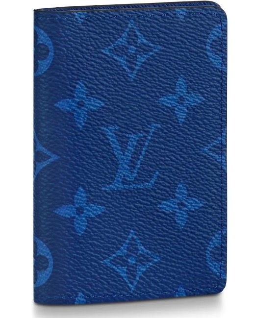 Louis Vuitton Monogram Pocket Organizer Pacific Blue